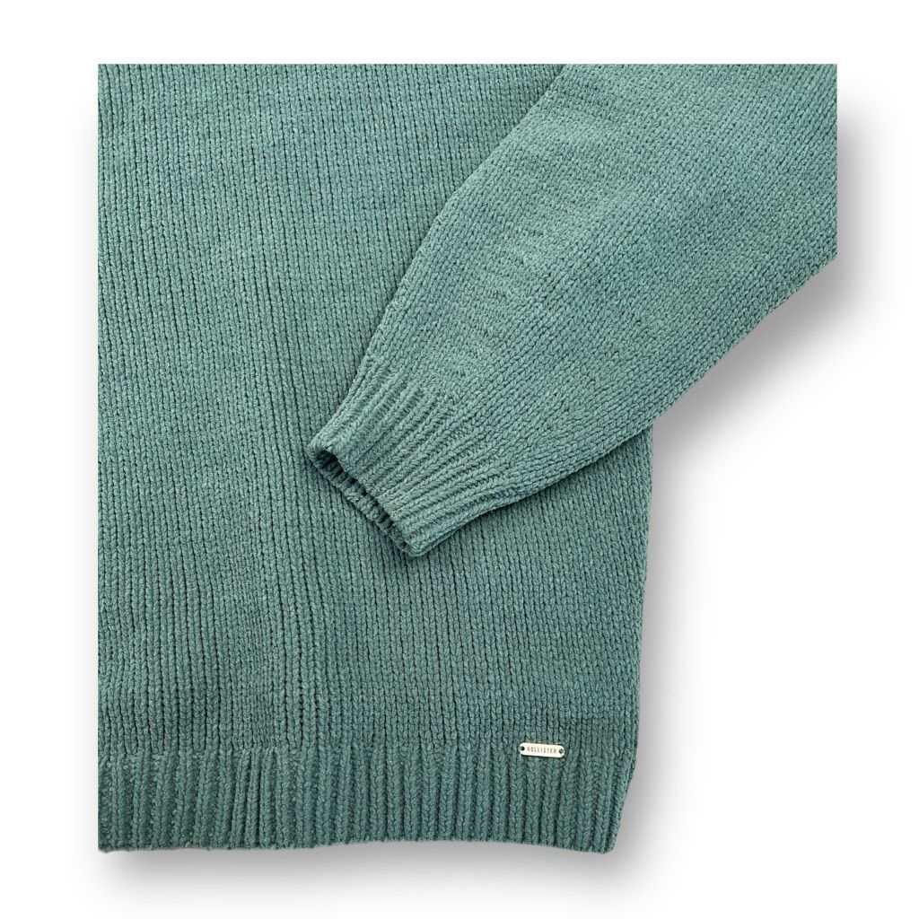 Hollister Hollister Green Crewneck Sweater Size Medium Size M / US 6-8 / IT 42-44 - 5 Thumbnail