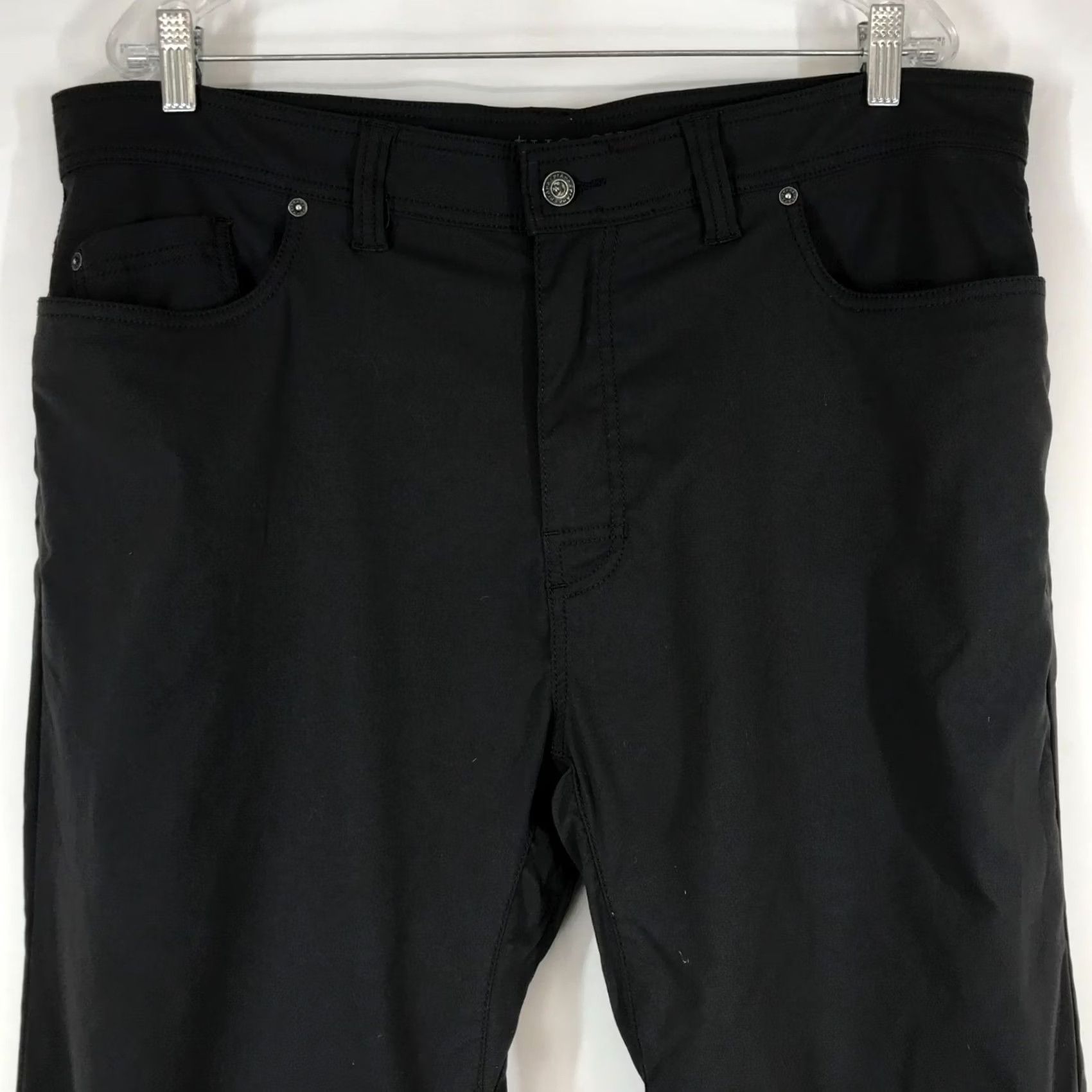 Prana PRANA Men's Gray Slim Fit Nylon Blend Pants 40 X 30 Size US 40 / EU 56 - 2 Thumbnail