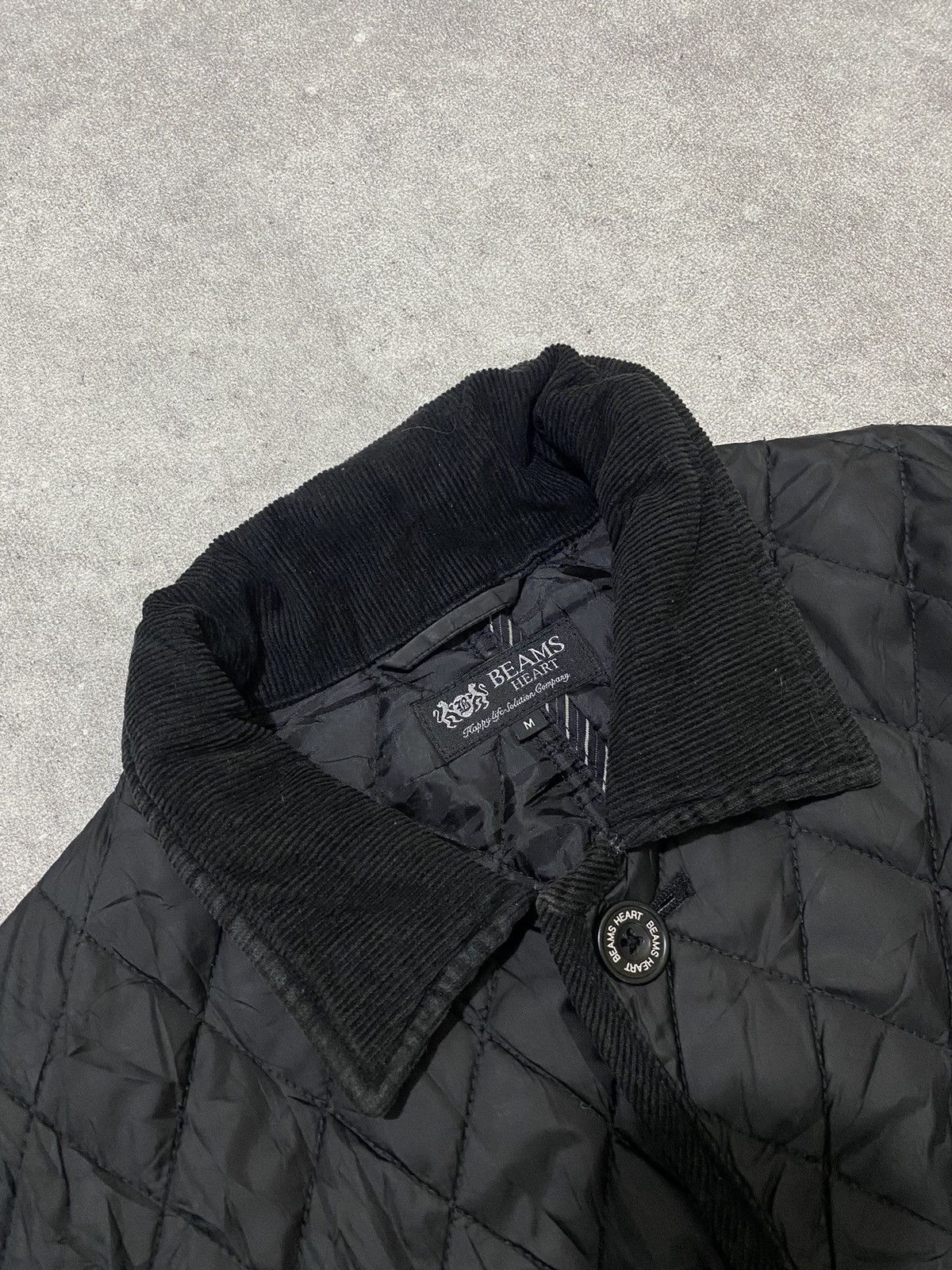 Beams Japan BEAMS HEART Quilted Black Jacket Size US M / EU 48-50 / 2 - 2 Thumbnail