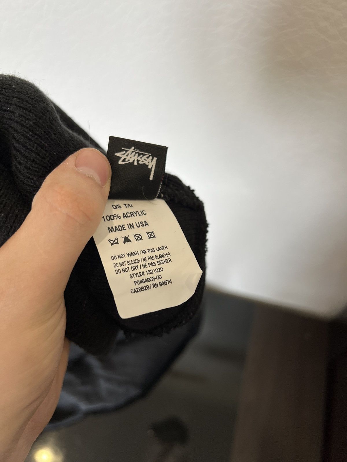 Stussy Vintage Stussy Beanie Hats Black Size ONE SIZE - 6 Thumbnail