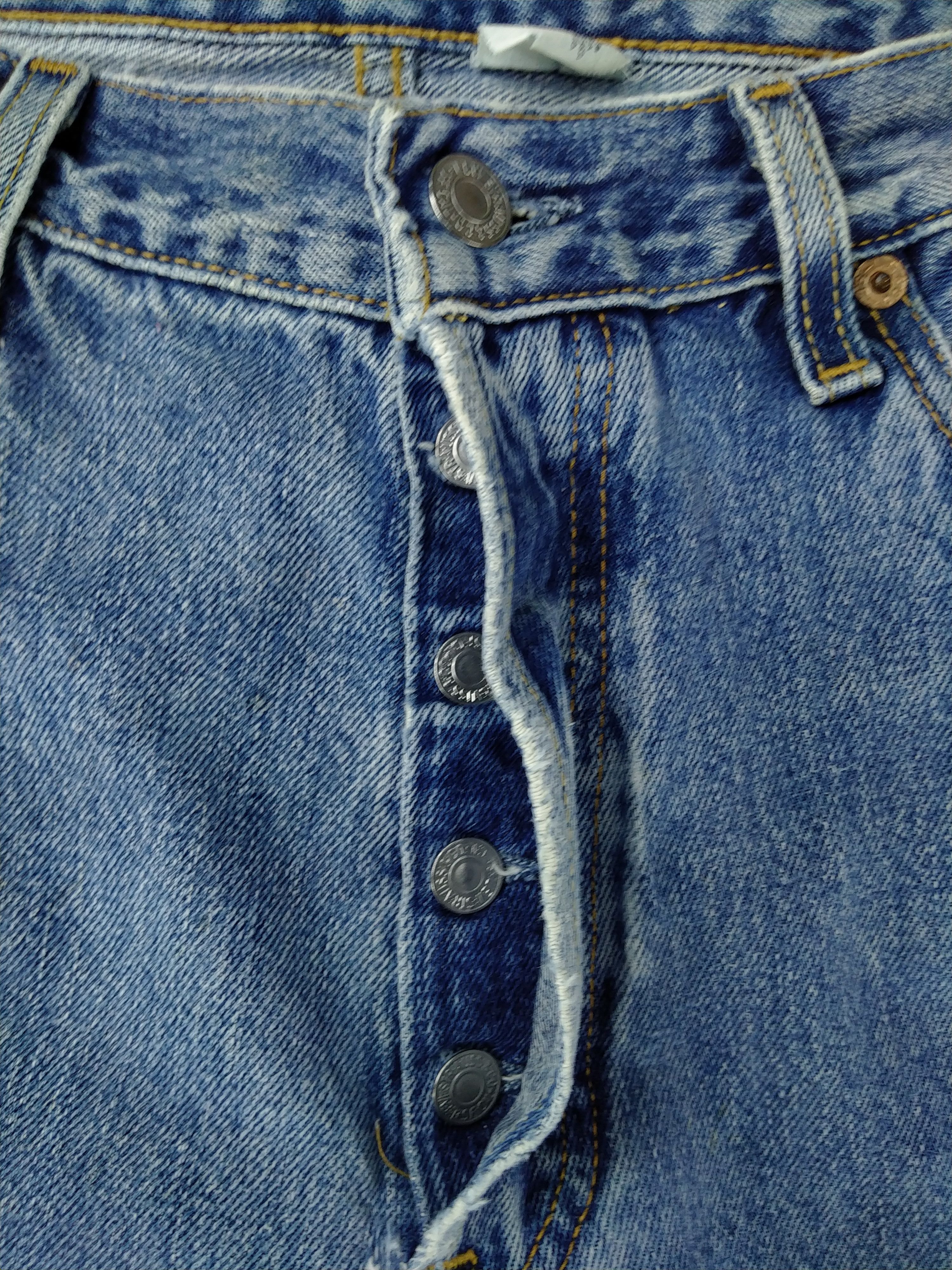 Japanese Brand 90s Light Wash Vintage Levi's 501xx Denim 34 x 29.5 -JN675 Size US 34 / EU 50 - 6 Thumbnail