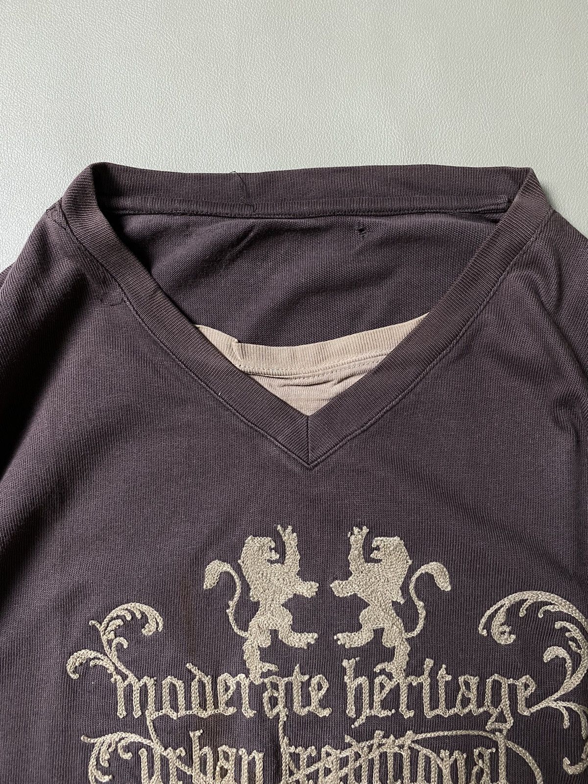 Beauty Beast × If Six Was Nine × Japanese Brand Undefined Urban Traditional Poem Embroidery Longsleeve Size US L / EU 52-54 / 3 - 4 Thumbnail