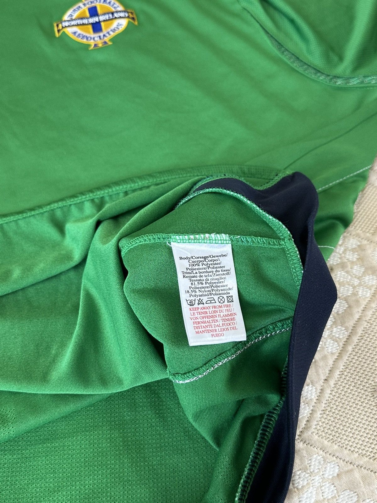 Umbro 🔥 2007 Umbro Northern Ireland Home Jersey T Shirt Irish Size US XXL / EU 58 / 5 - 6 Thumbnail
