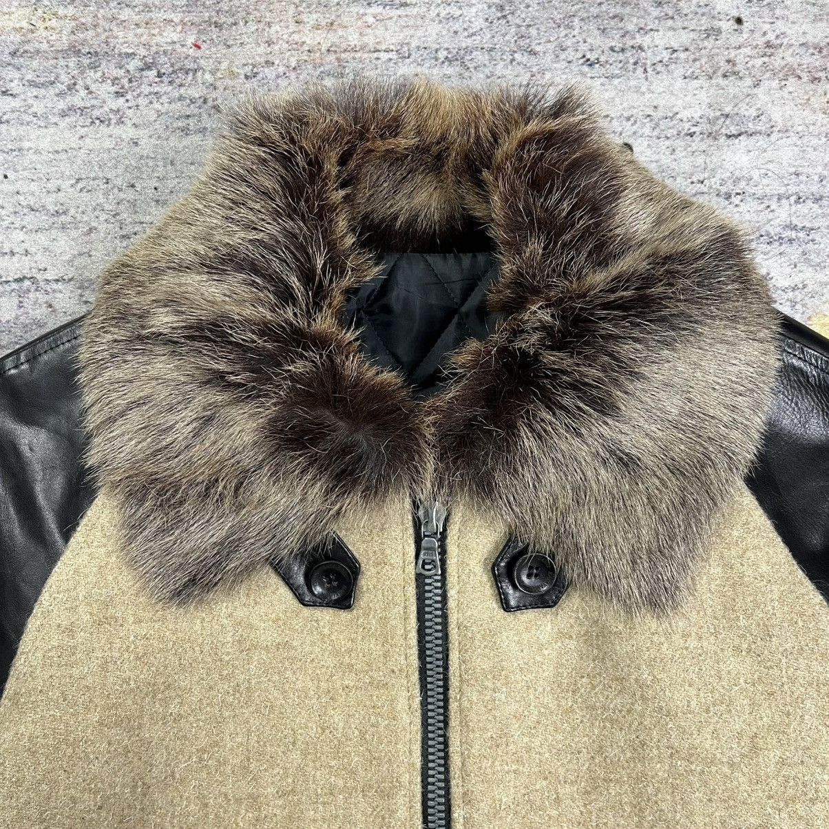 Isamu Katayama Backlash Isamu Katayama Backlash fur collar wool leather jacket Size US L / EU 52-54 / 3 - 4 Thumbnail