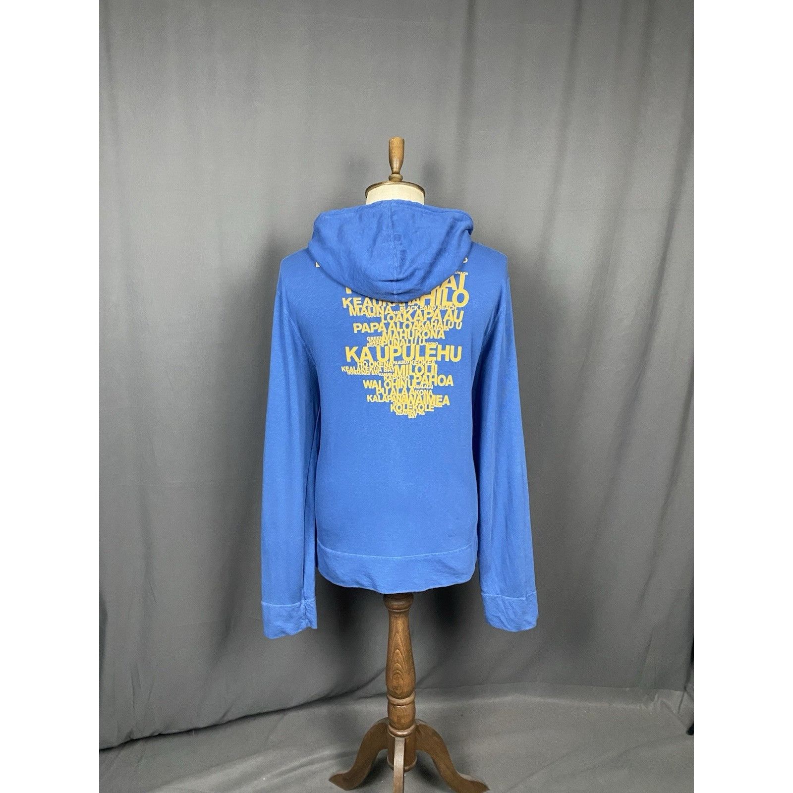 James Perse James Perse Men's Light Blue Full Zip Hoodie Sweater Size 4 Size US L / EU 52-54 / 3 - 7 Thumbnail