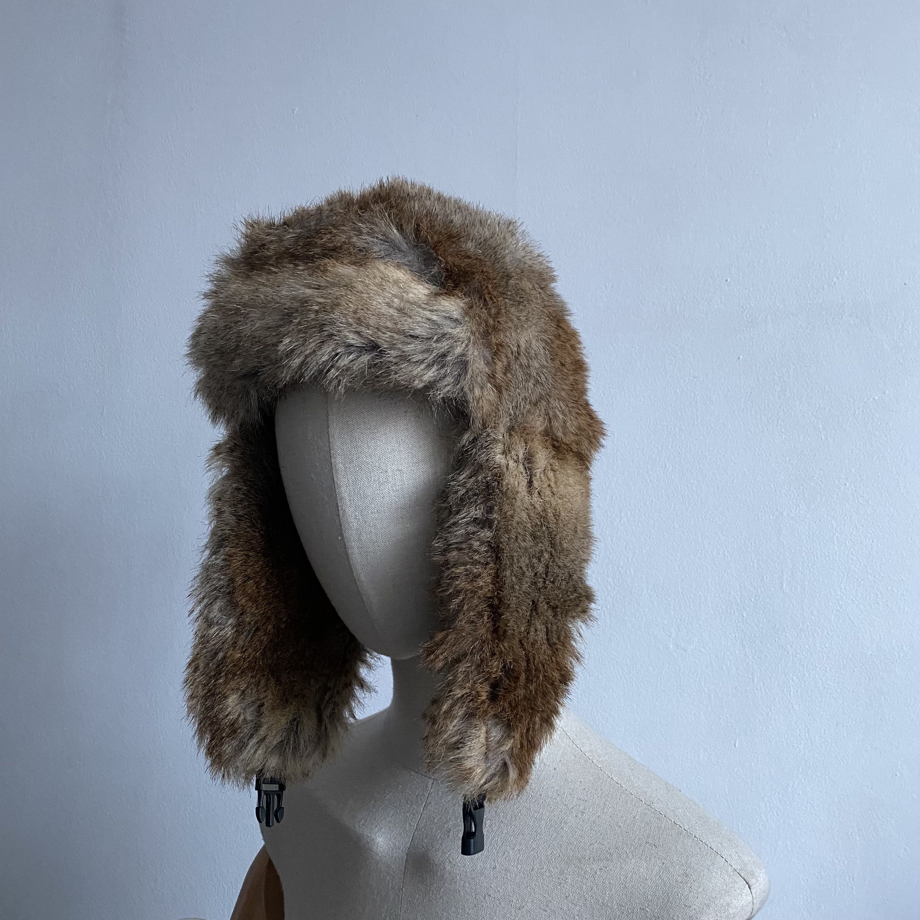 If Six Was Nine Vintage 2000s Trapper Faux Fur Ushanka Winter Hat Size ONE SIZE - 5 Thumbnail