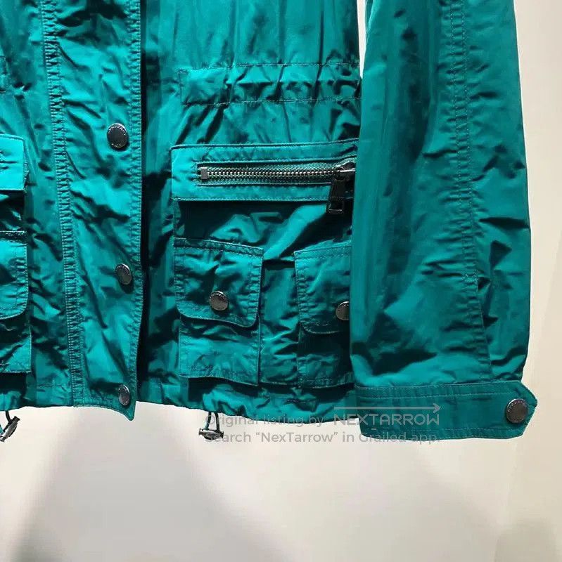 Burberry Burberry Green Cotton Women's Trench Coat. Size XXS / US 00 / IT 34 - 3 Thumbnail