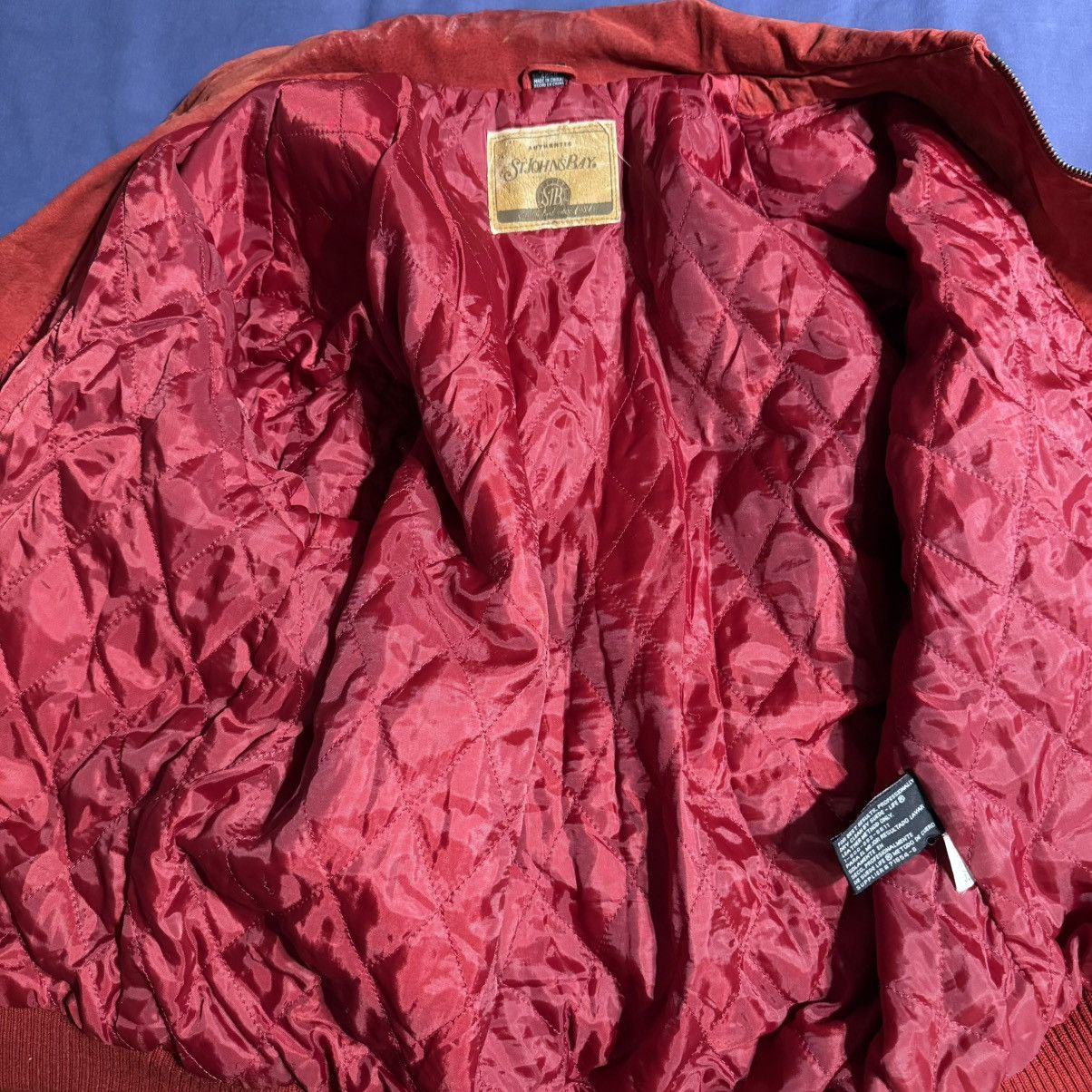 Vintage Vintage red suede jacket Size US S / EU 44-46 / 1 - 6 Thumbnail