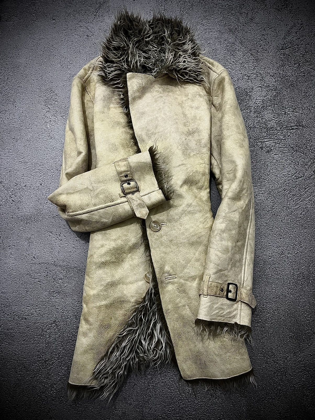 semanticdesign 2000s Semantic Design Snake Skin Leather Fur Jacket Size US M / EU 48-50 / 2 - 5 Thumbnail