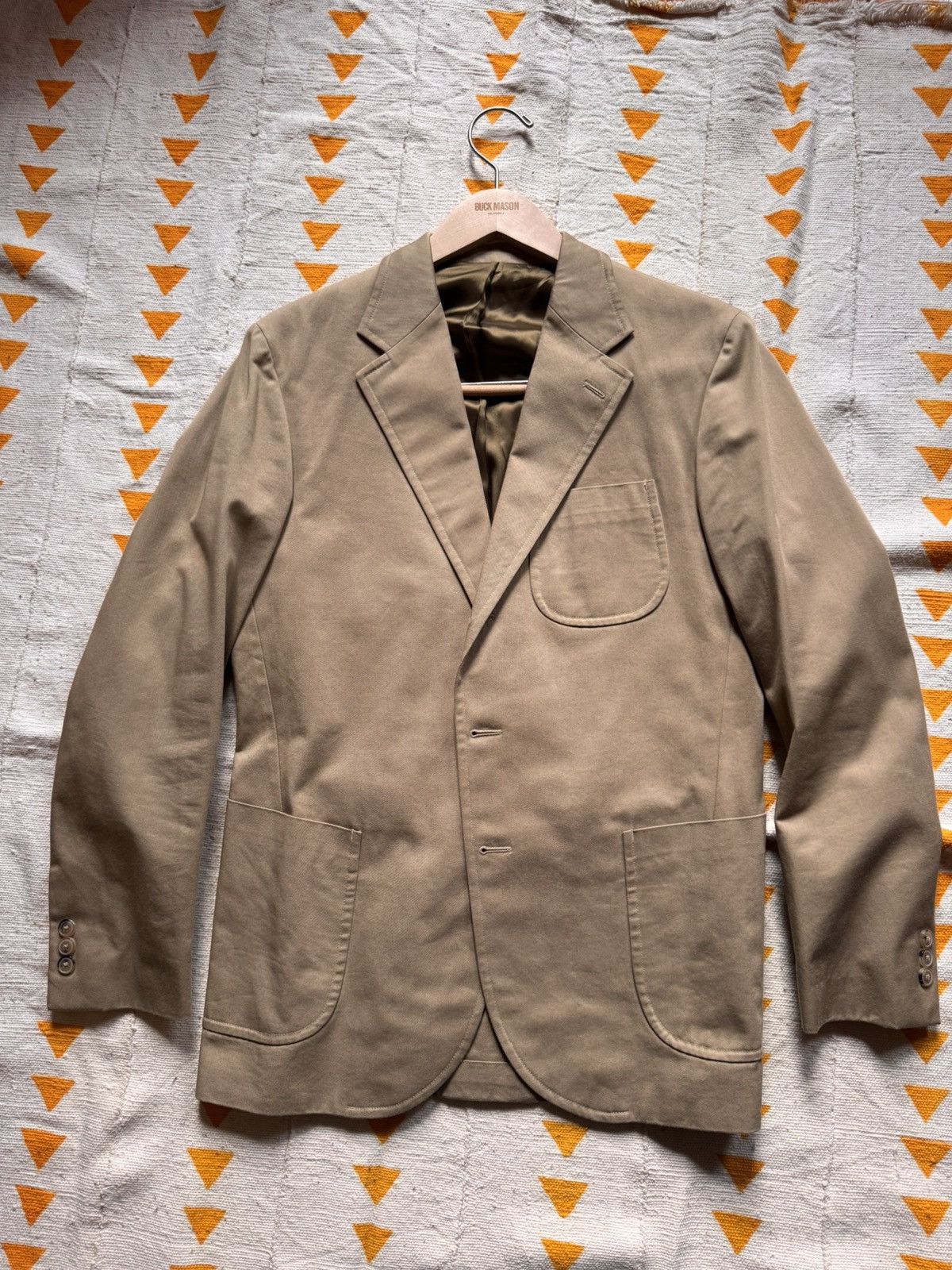 Buck Mason Khaki Graduate Blazer