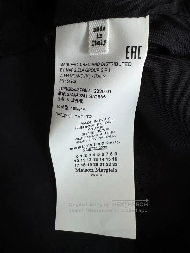 Maison Margiela Maison Margiela Black windproof coat Size XS / US 0-2 / IT 36-38 - 6 Thumbnail