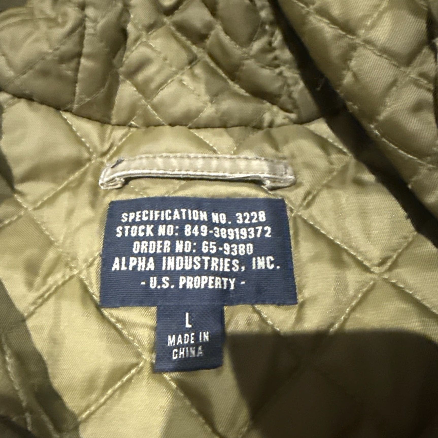 Alpha Industries VINTAGE Alpha Industries Jacket Mens Large Brown Parka Quilted Hood Coat Size US L / EU 52-54 / 3 - 4 Thumbnail