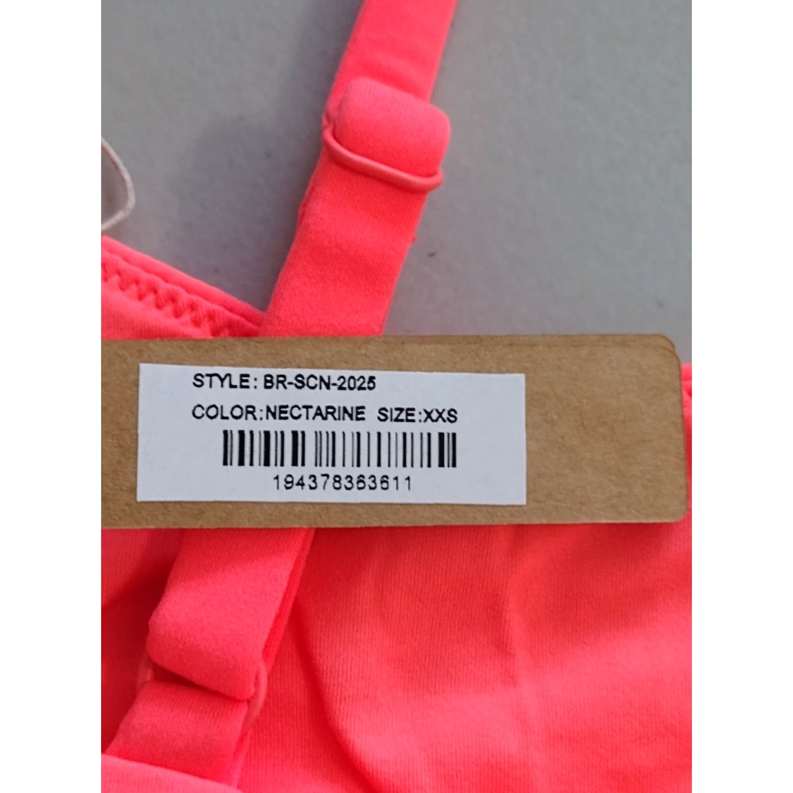 SKIMS SKIMS Bralette Shirt Women XS Nectarine Fits Everybody Scoop Neck Bralette Bra XXS 2XS Size ONE SIZE - 6 Thumbnail
