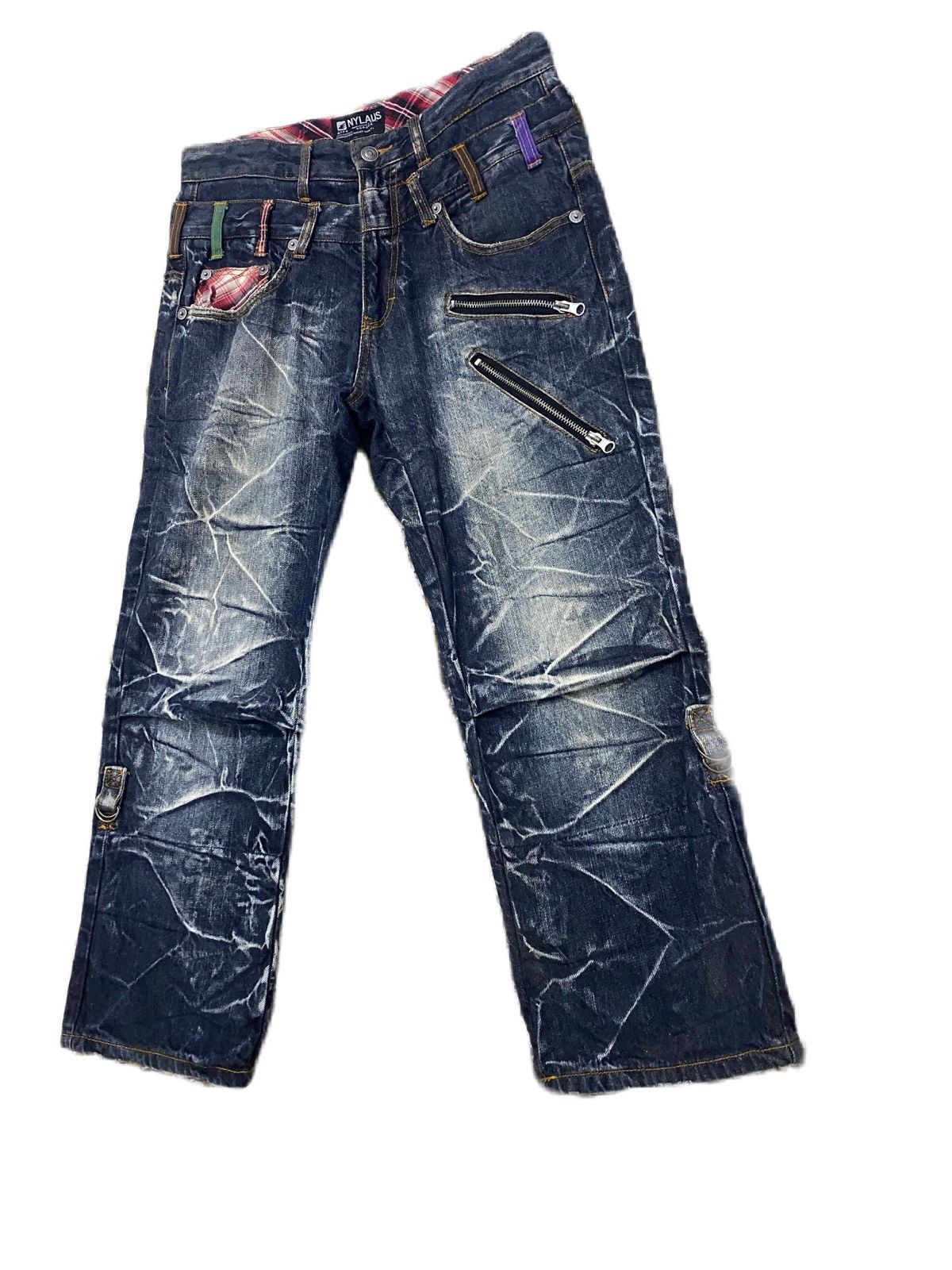 If Six Was Nine NYLAUS ROOT DESIGN DOUBLE WAIST STYLE CROOPED SEDITIONARIES Size US 31 - 6 Thumbnail