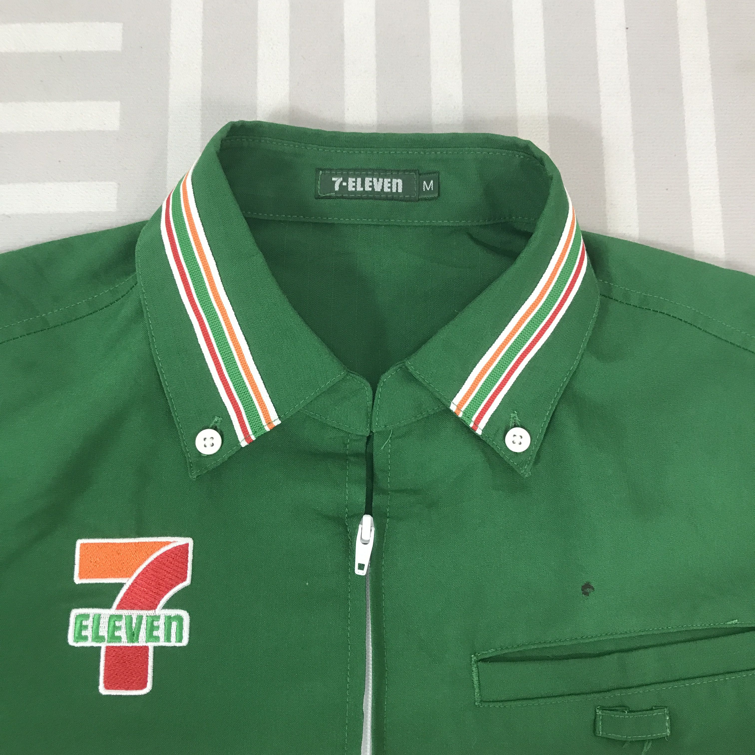 Japanese Brand Vintage 7-Eleven Japan Uniform shirt Jacket Size US M / EU 48-50 / 2 - 5 Thumbnail