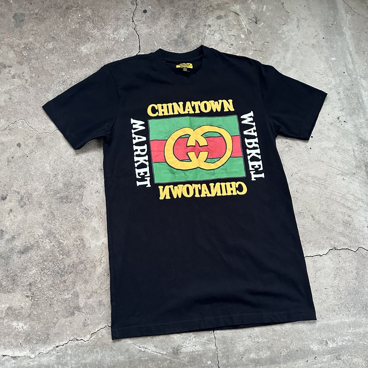 Market Gucci monogram Chinatown Market Black Floral T-Shirt Size US M / EU 48-50 / 2 - 3 Thumbnail
