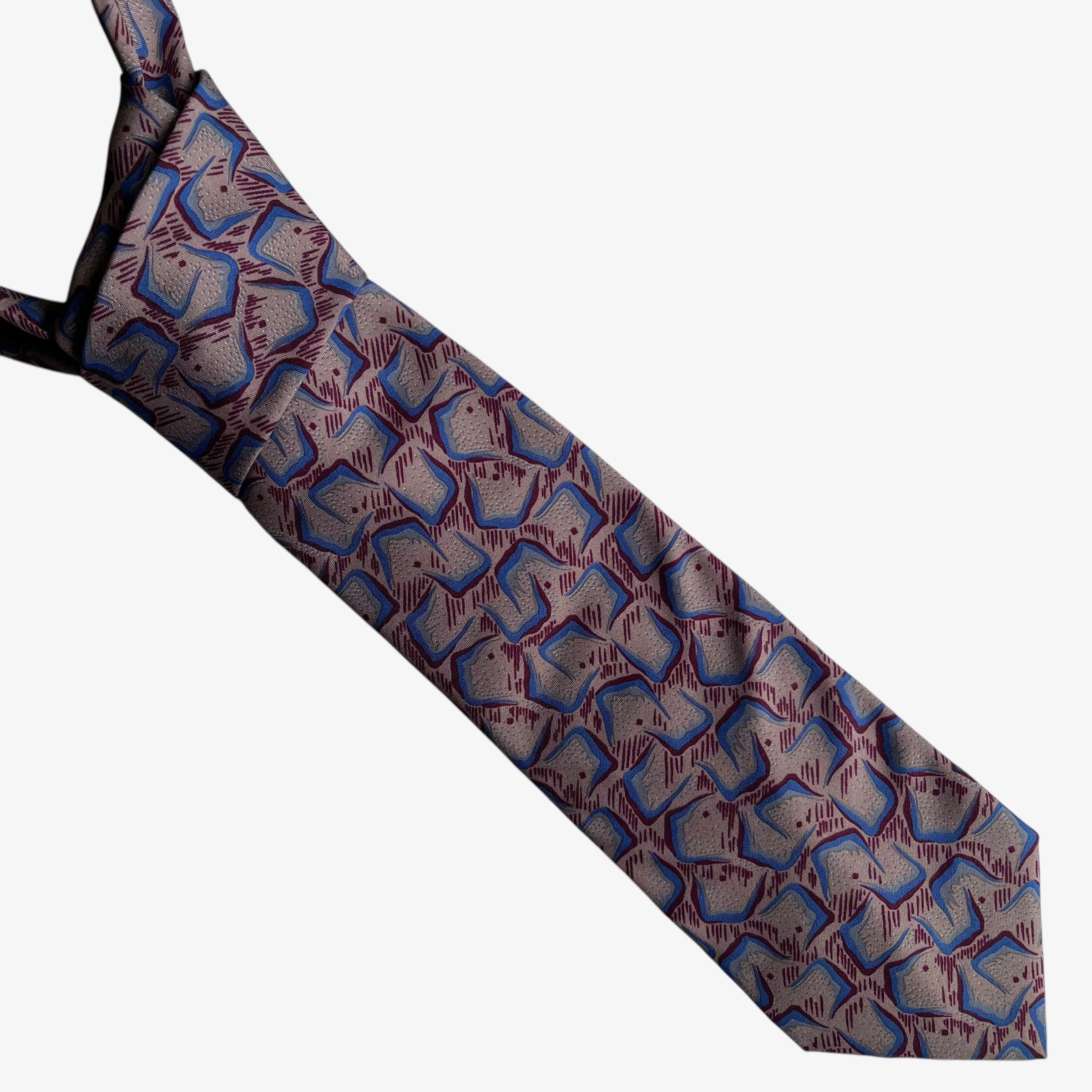 Van Heusen Vintage 90s Van Heusen Abstract Geometric Print Tie Size ONE SIZE - 1 Thumbnail