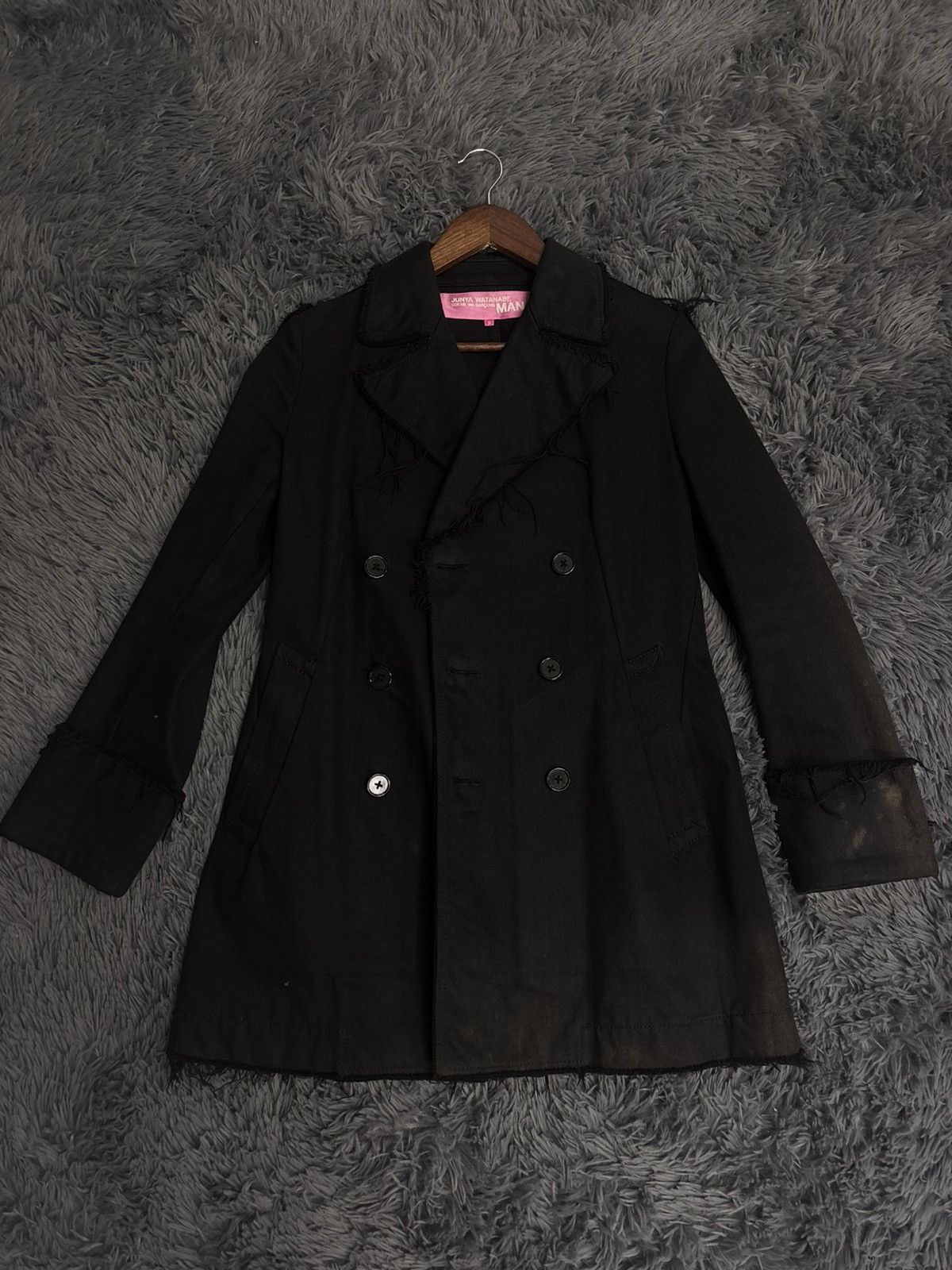 AW/04 Junya Watanabe MAN Comme Des Garcons Distressed Coat