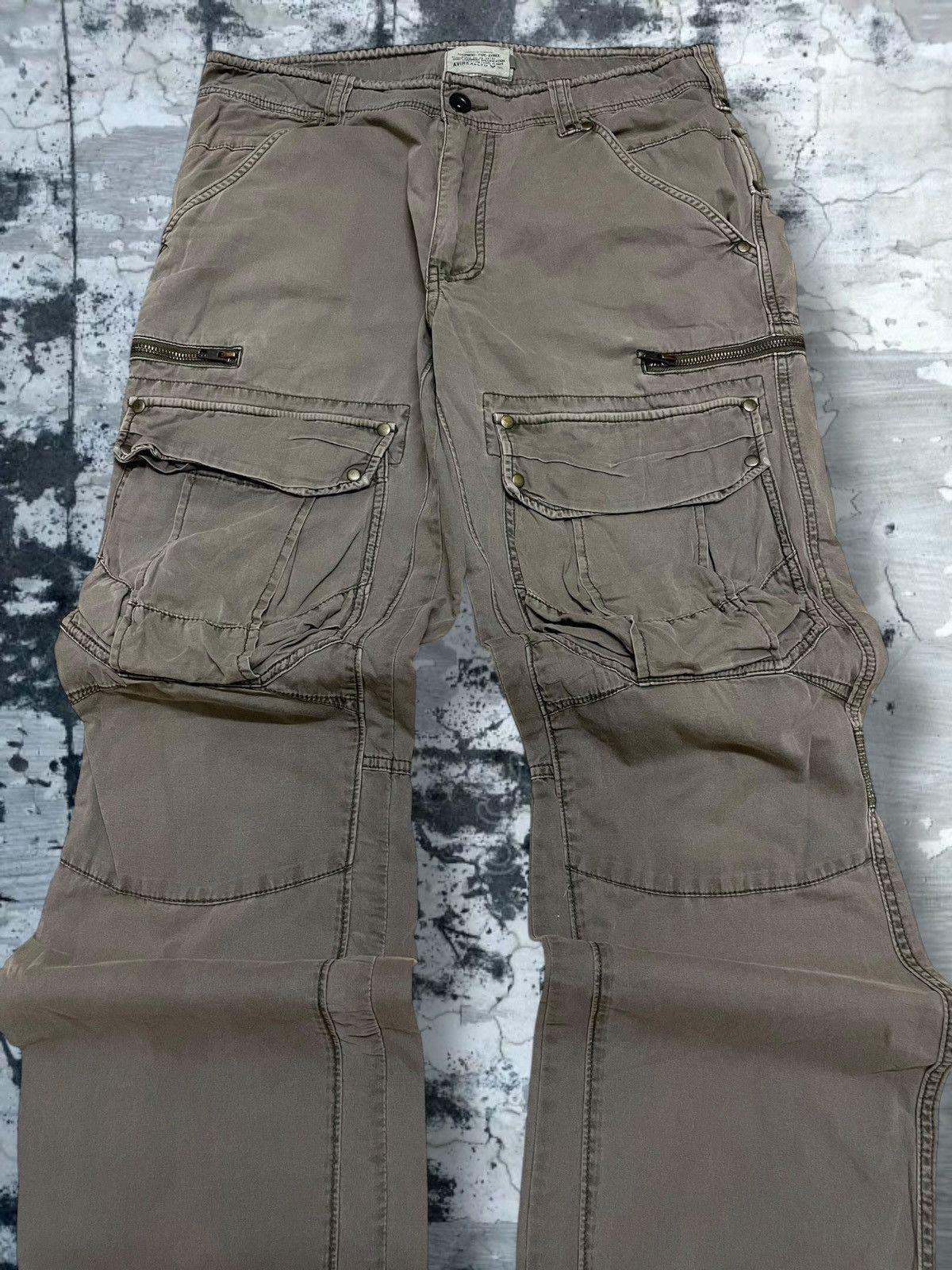 Avirex Vintage Designer Avirex Flight Garment Cargo Tactical Pant Size US 33 - 4 Thumbnail