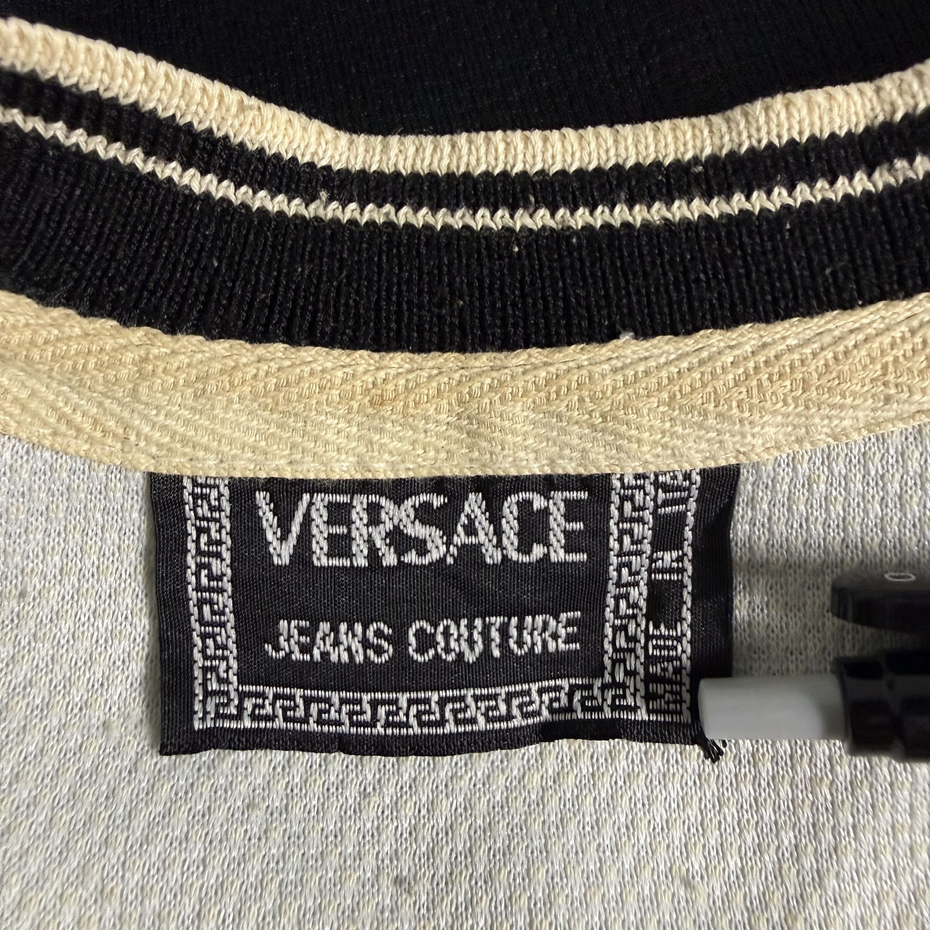 Versace Jeans Couture 🔥RARE🔥Vintage Versace Jeans Couture Big Logo Jersey Size US XL / EU 56 / 4 - 5 Thumbnail