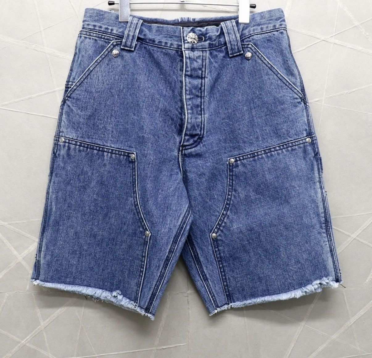 Chrome Hearts Chrome Hearts Denim Carpenter Shorts Size US 30 / EU 46 - 1 Thumbnail
