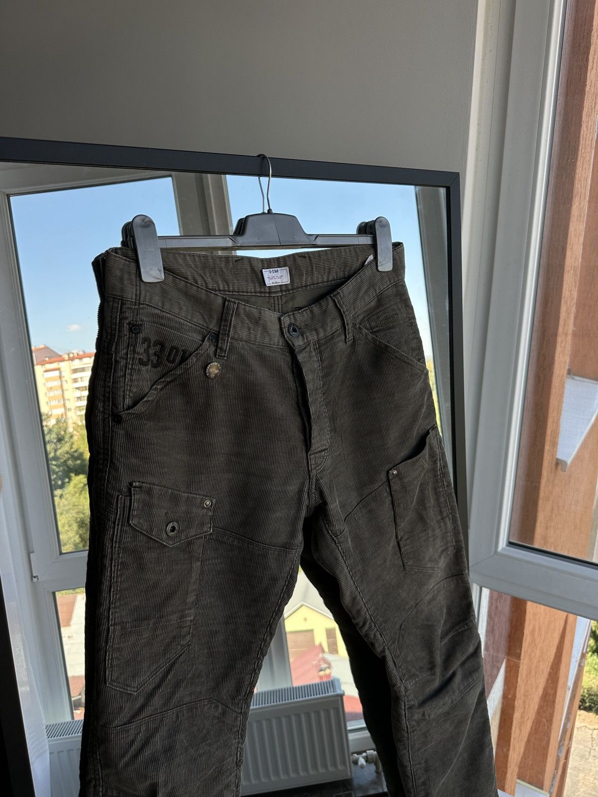 G-Star Vintage G Star Raw Velvet General 3D Tapered Cargo Pants Size US 33 - 3 Thumbnail