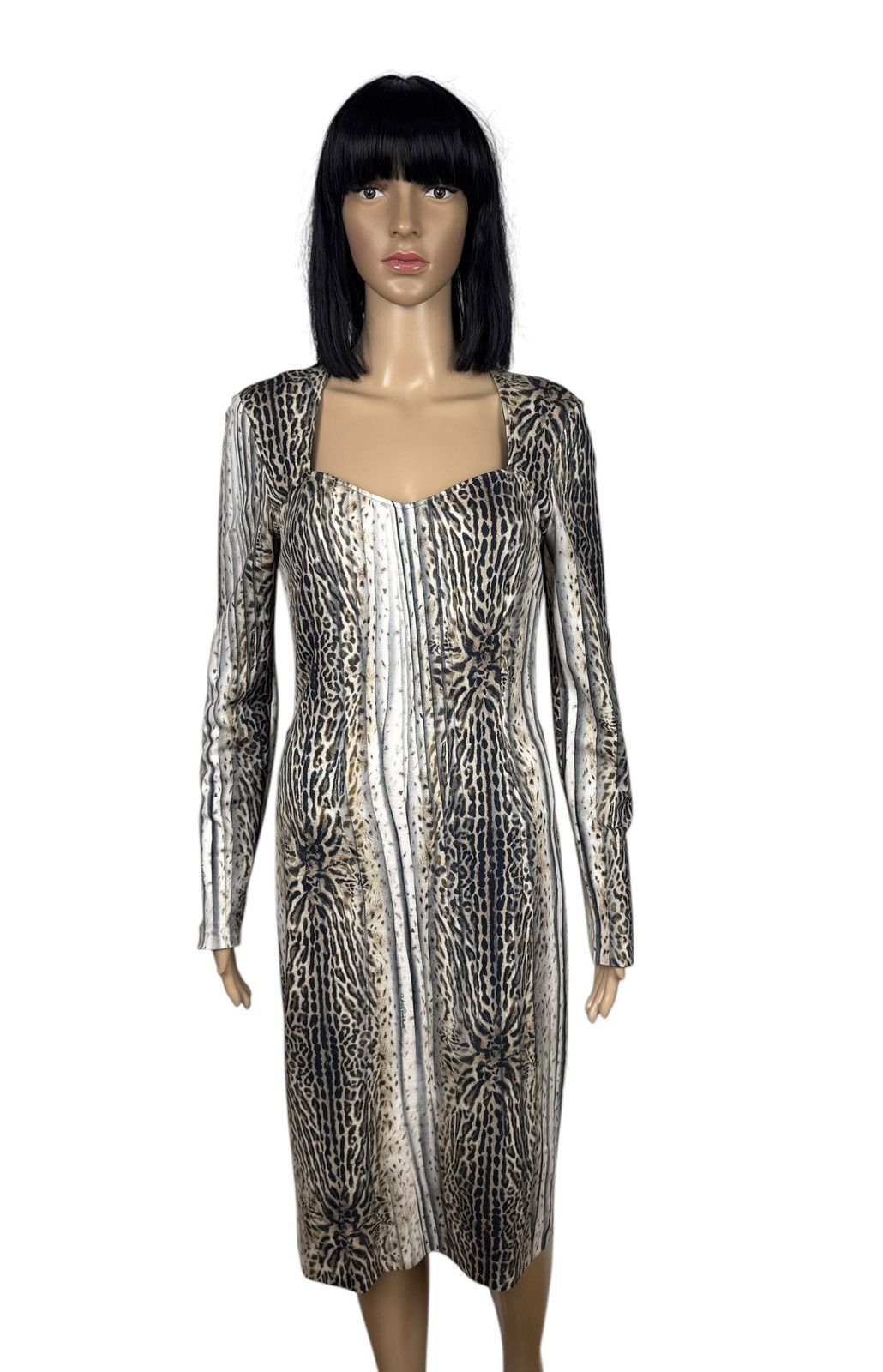 Cavalli Class × Roberto Cavalli Roberto Cavalli Class Dress Animal Print Knee Length IT44 Size M / US 6-8 / IT 42-44 - 1 Thumbnail