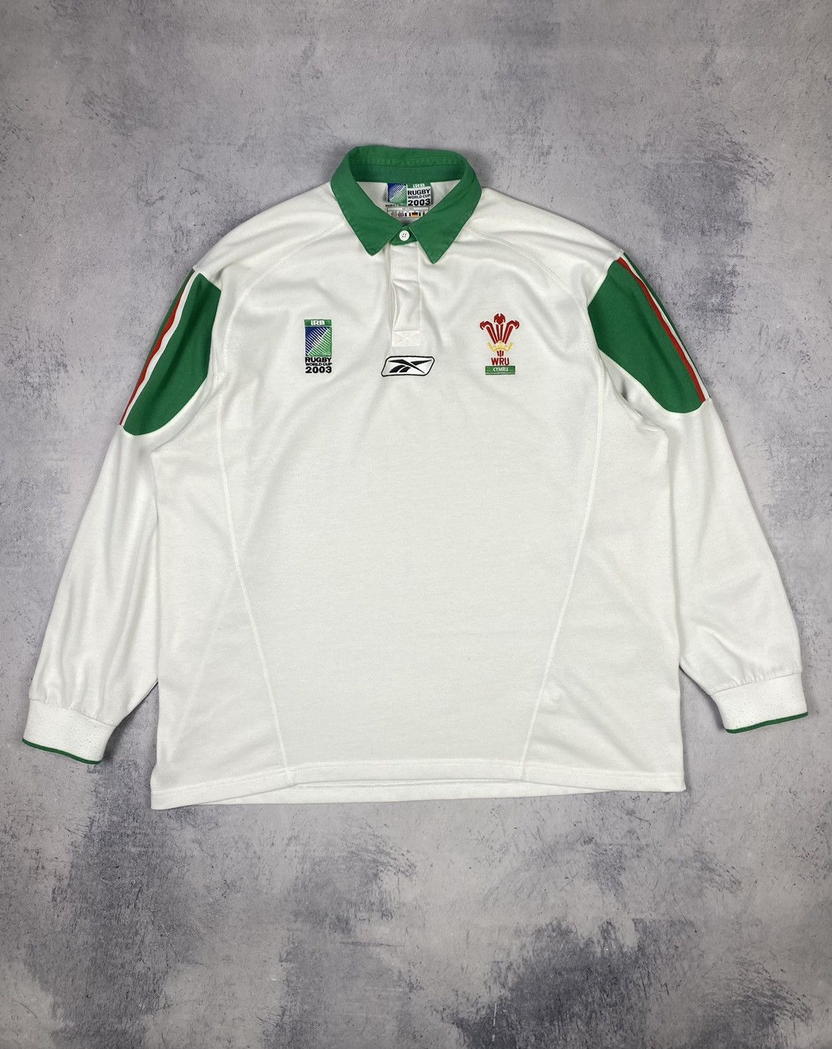 Reebok Vintage Wales Rugby World Cup 2003 Away Jersey Reebok Size US XL / EU 56 / 4 - 3 Thumbnail