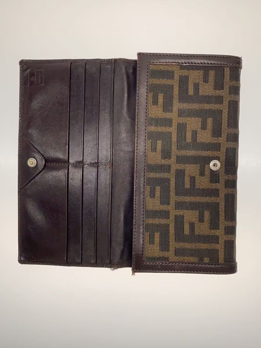 Fendi Fendi Zucca Long Wallet Brown Size ONE SIZE - 4 Thumbnail