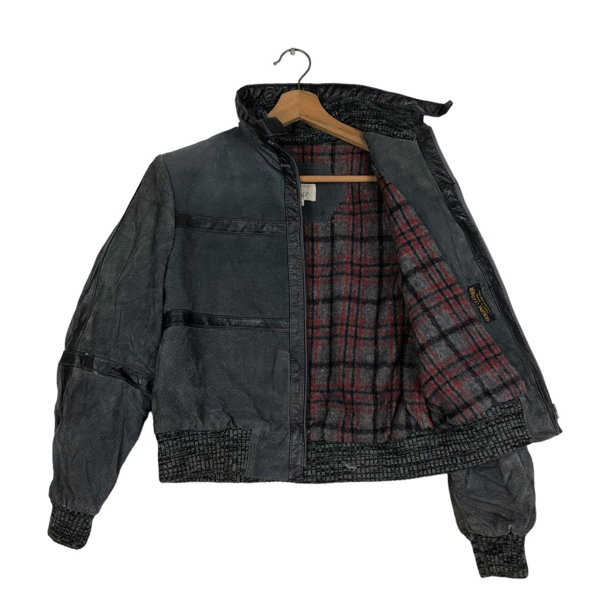 Japanese Brand 🔥VINTAGE GENUINE LEATHER JACKET BLANKET MACY’S BRAZIL Size US M / EU 48-50 / 2 - 13 Thumbnail