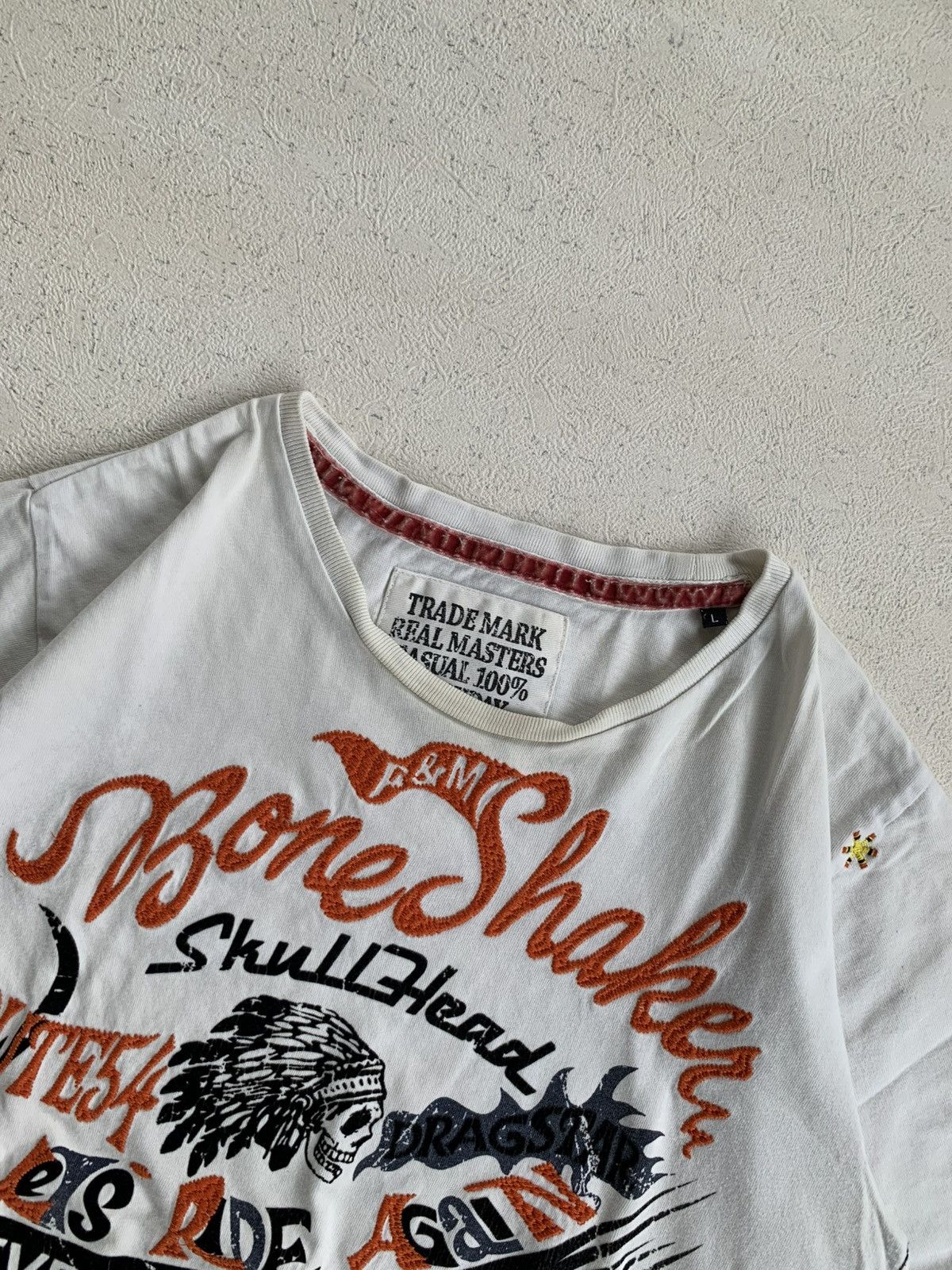 Japanese Brand Y2K Japanese Trade Mark Bone Shake Tee Size US M / EU 48-50 / 2 - 5 Thumbnail