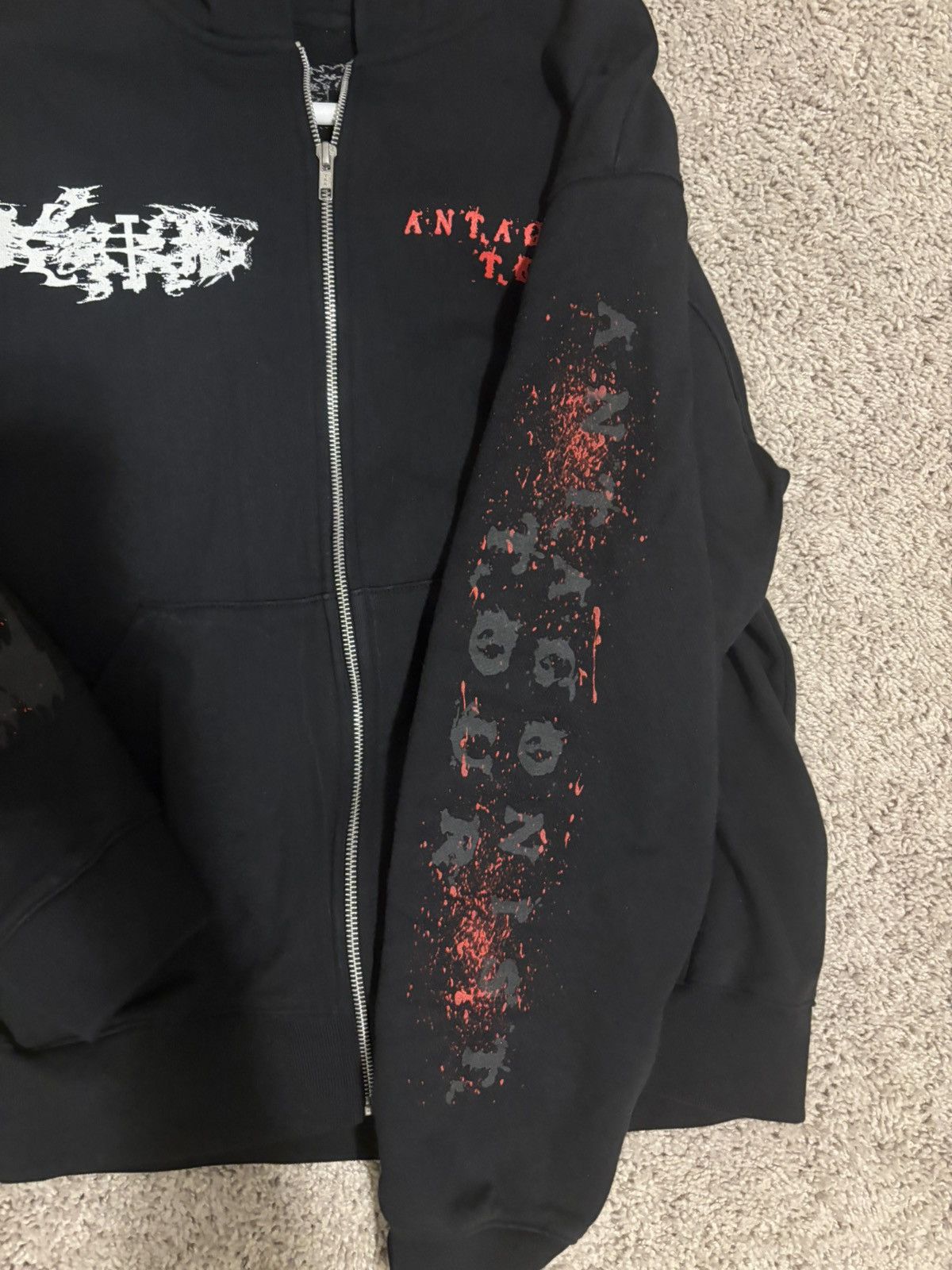 Playboi Carti ANTAGONIST 2.0 TOUR Zip Up Size US L / EU 52-54 / 3 - 2 Thumbnail