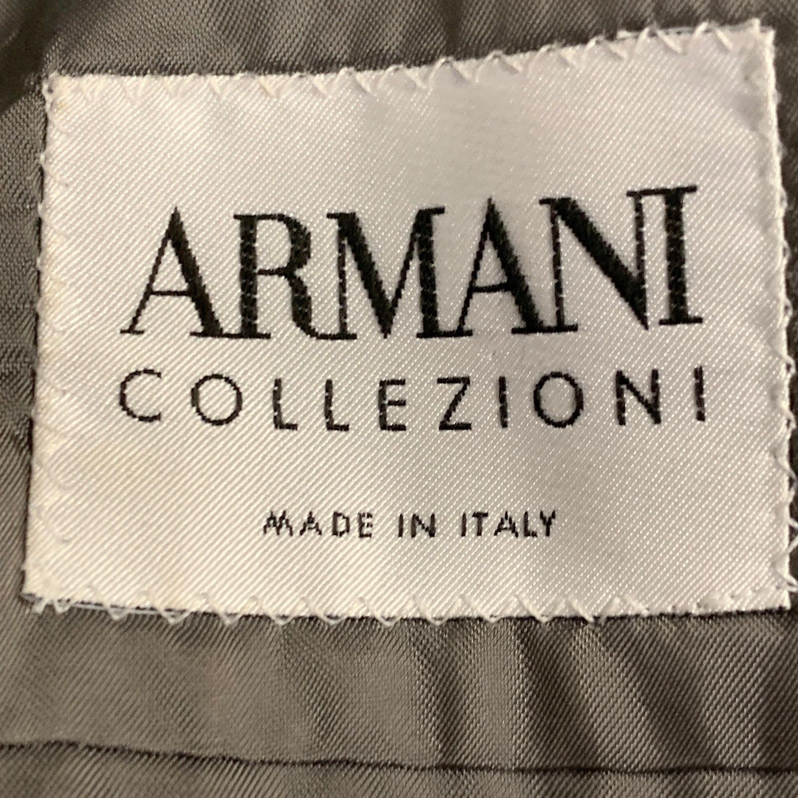 Armani Collezioni Size 42 Black White Glenplaid Wool Blend Sport Coat Size 42R - 6 Thumbnail