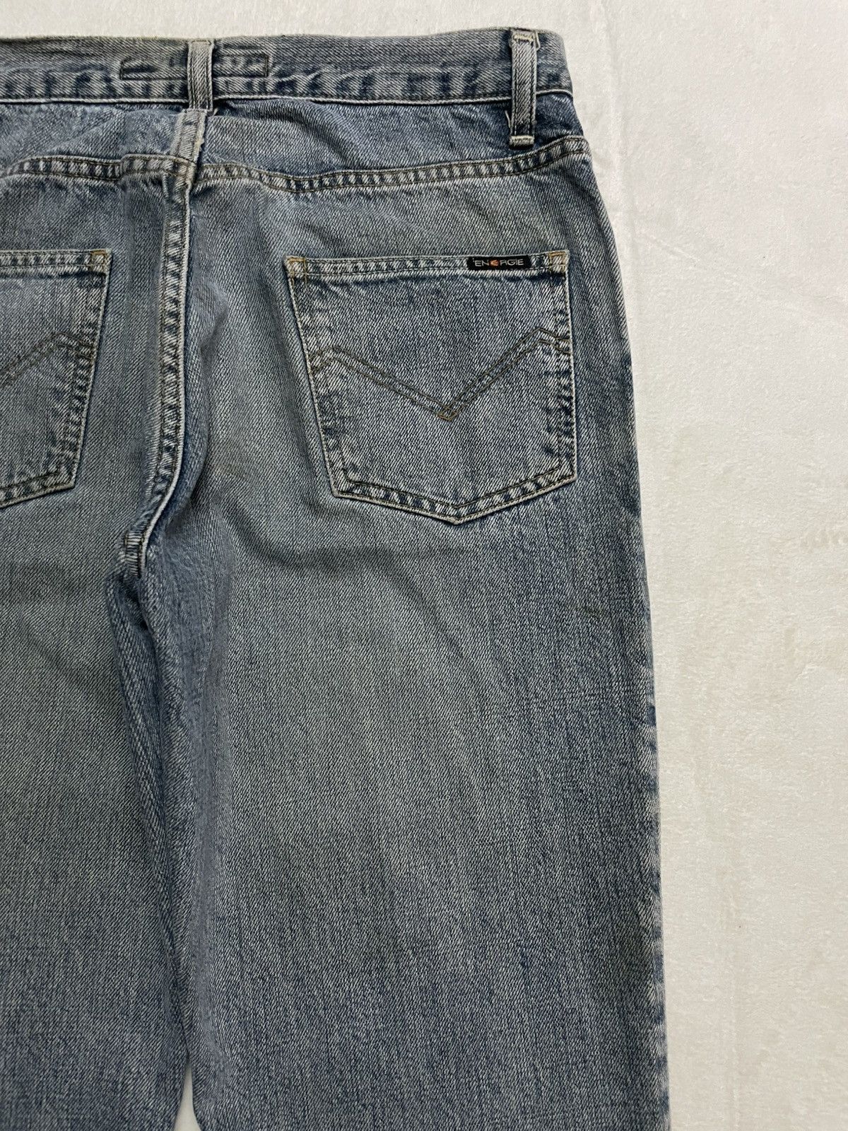 Energie Vintage Energie Japanese Brand Boot Cut Faded Denim Jeans Size US 30 / EU 46 - 11 Thumbnail