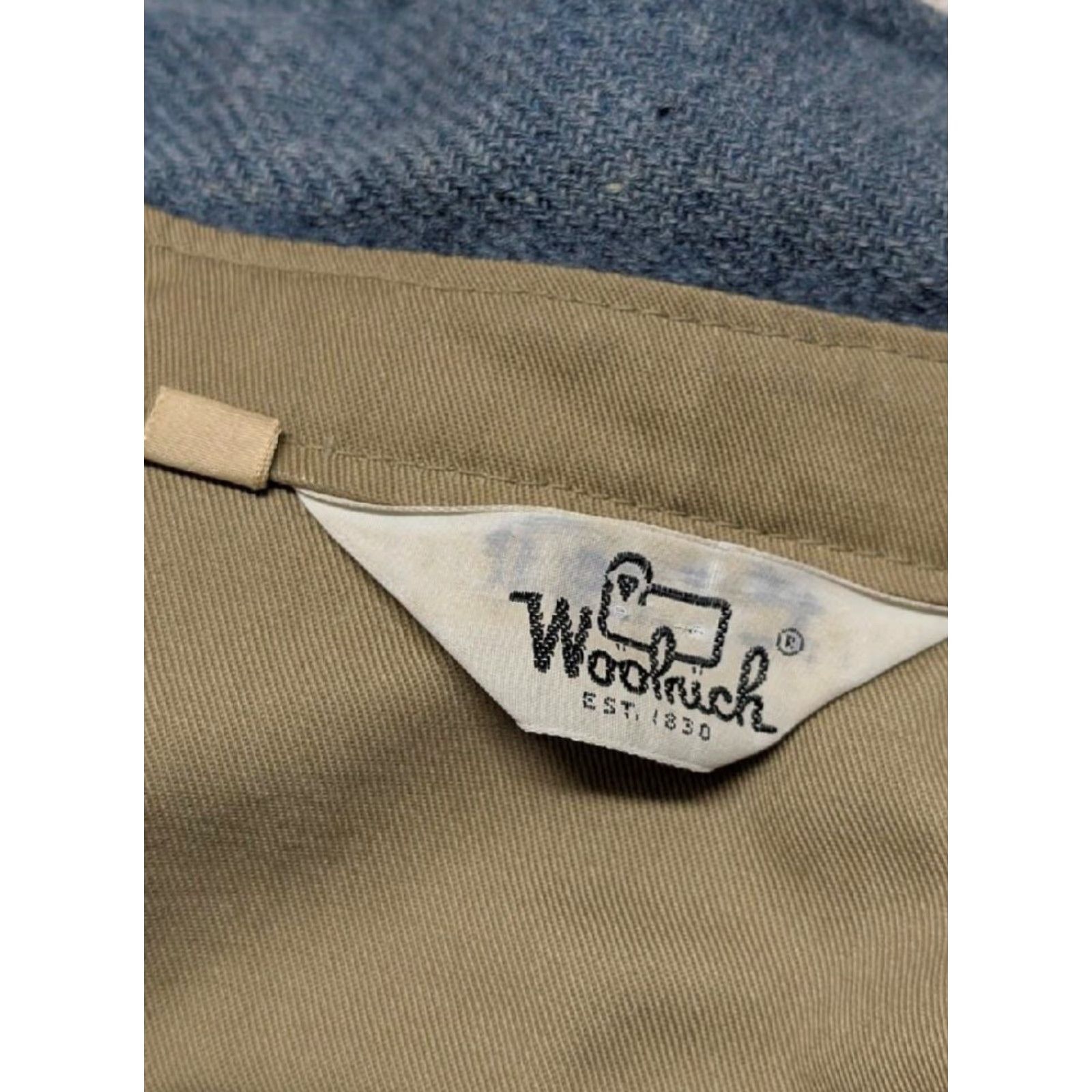 Vintage VINTAGE Woolrich Woolrich Shirt L Blue Tweed Wool USA Made Long Sleeve Shirt Mens Size US L / EU 52-54 / 3 - 6 Thumbnail