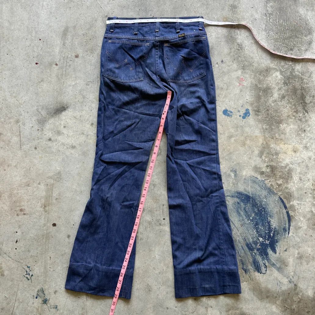 Wrangler Vintage 70s Wrangler Dark Wash Denim Jeans 28x29 Size US 28 / EU 44 - 11 Thumbnail