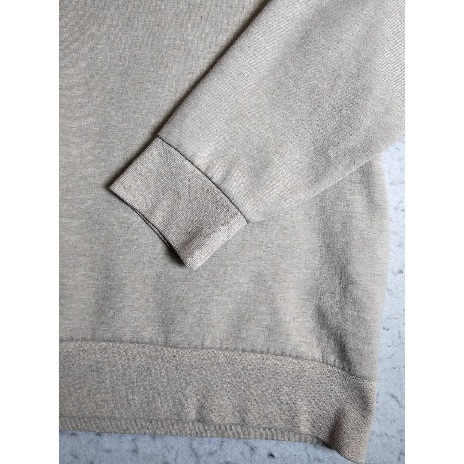 Polo Ralph Lauren VINTAGE Polo by Ralph Lauren Polo 1/4 Zip Pullover Jumper Mens 2XL Beige Cotton Blend Jersey Sweatshirt Size US XXL / EU 58 / 5 - 6 Thumbnail
