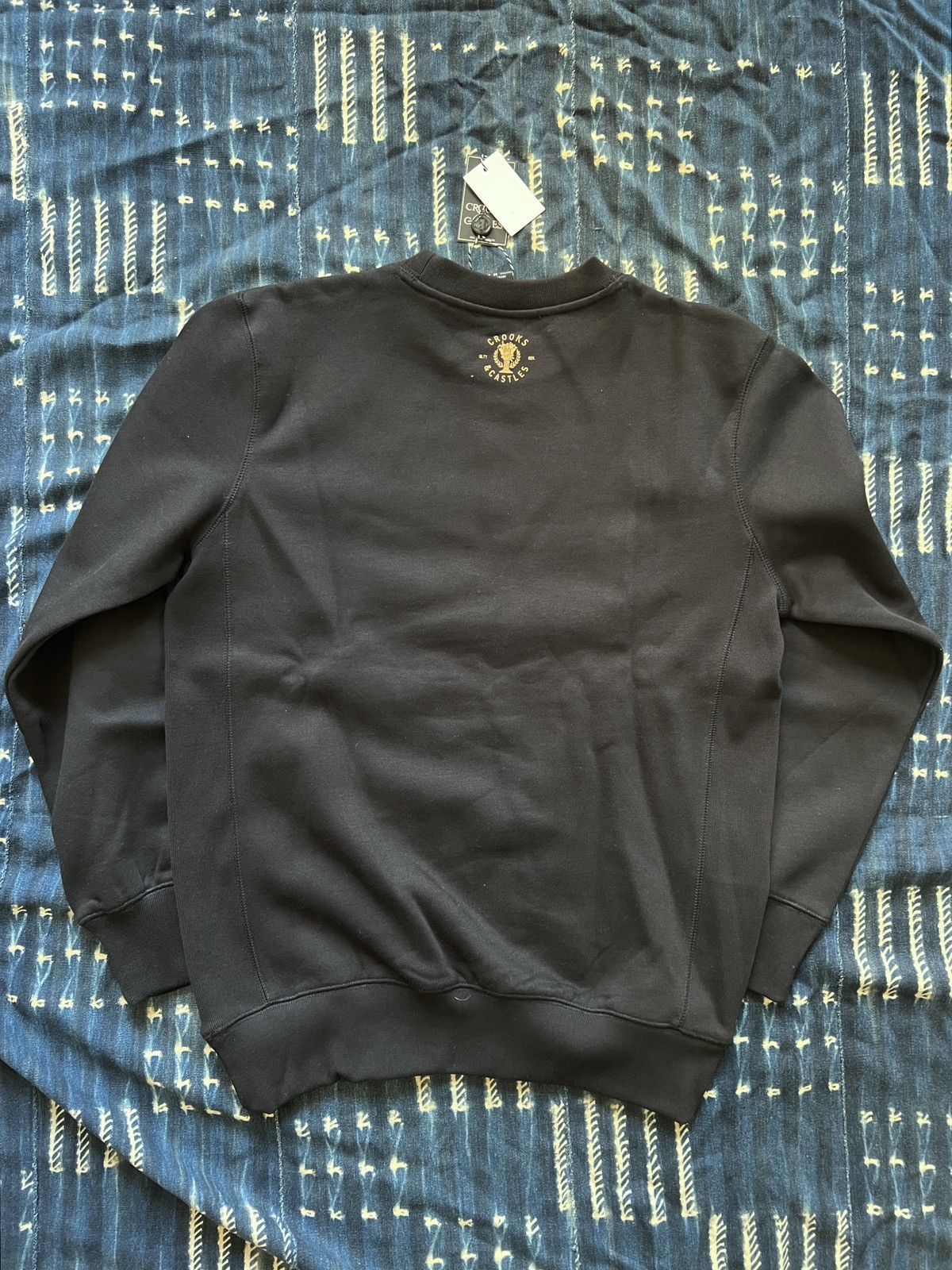 Vintage Crooks & Castle Embroidery Sweatshirt Size US M / EU 48-50 / 2 - 2 Thumbnail
