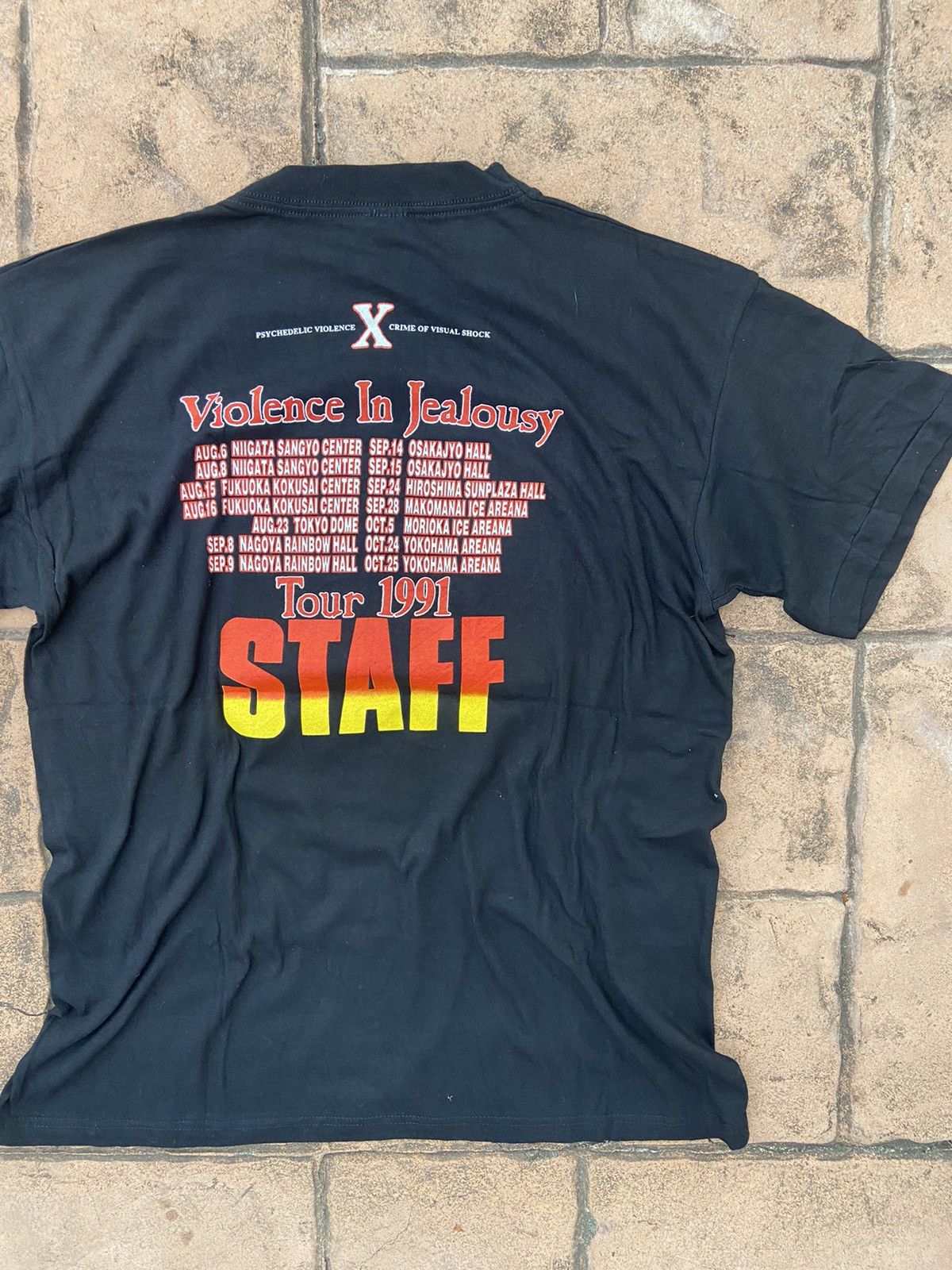 Band Tees VINTAGE X-JAPAN VIOLENCE IN JEALOUSY Size US L / EU 52-54 / 3 - 5 Thumbnail