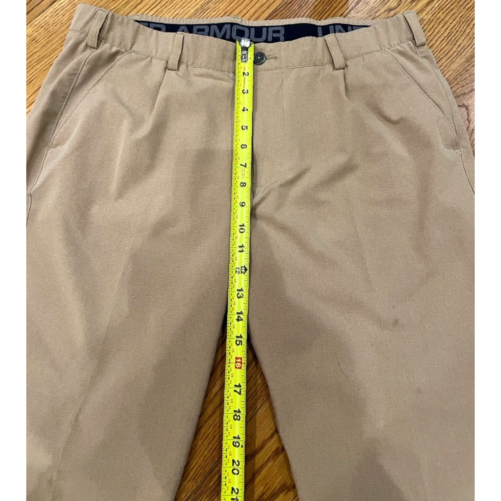 Under Armour Under Armour Golf Heat Gear Stretch Pants Regular Waist 40 Inseam 33 Gray Solid Anti-Odor Moisture Wicking Lightweight Breathable Pockets Logo Men Size US 40 / EU 56 - 2 Thumbnail