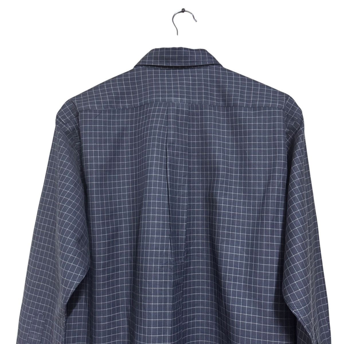 Burberry Burberry Gray Plaid Button Down Longsleeve Shirt Size US L / EU 52-54 / 3 - 8 Thumbnail