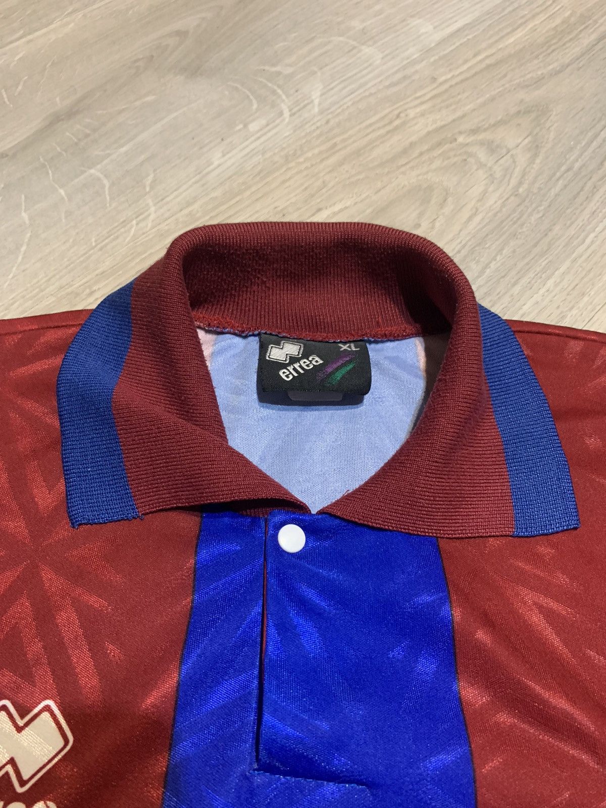 Errea Vintage Errea Football Jersey Shirt Template Barcelona XL Size US L / EU 52-54 / 3 - 5 Thumbnail
