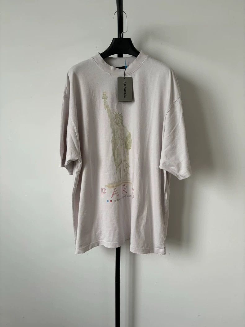 Balenciaga Balenciaga Statue of Liberty short sleeve T-shirt Size US L / EU 52-54 / 3 - 1 Thumbnail