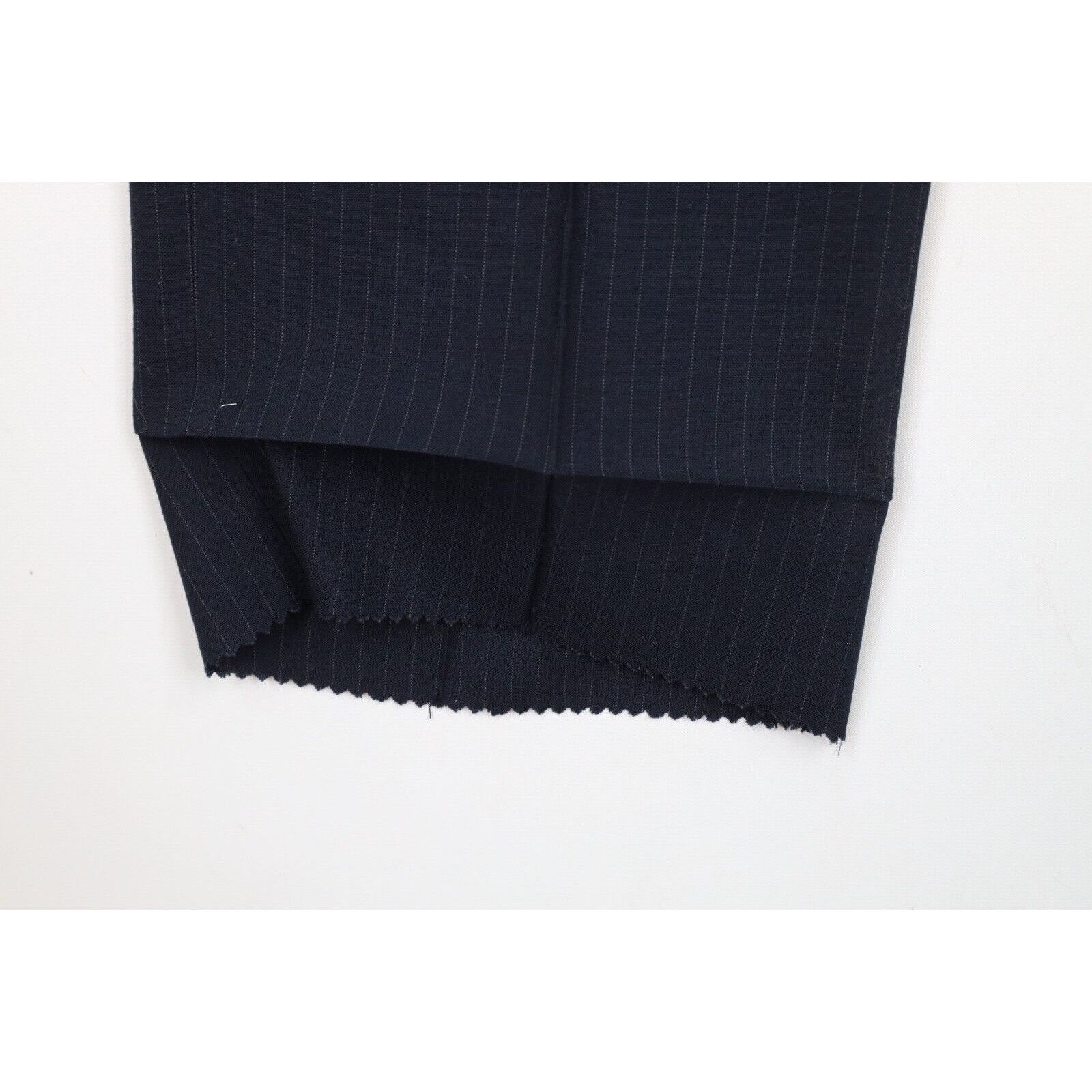 Vintage Vintage 70s Streetwear 2 Piece Pinstriped Suit Wedding Size 44R - 16 Thumbnail