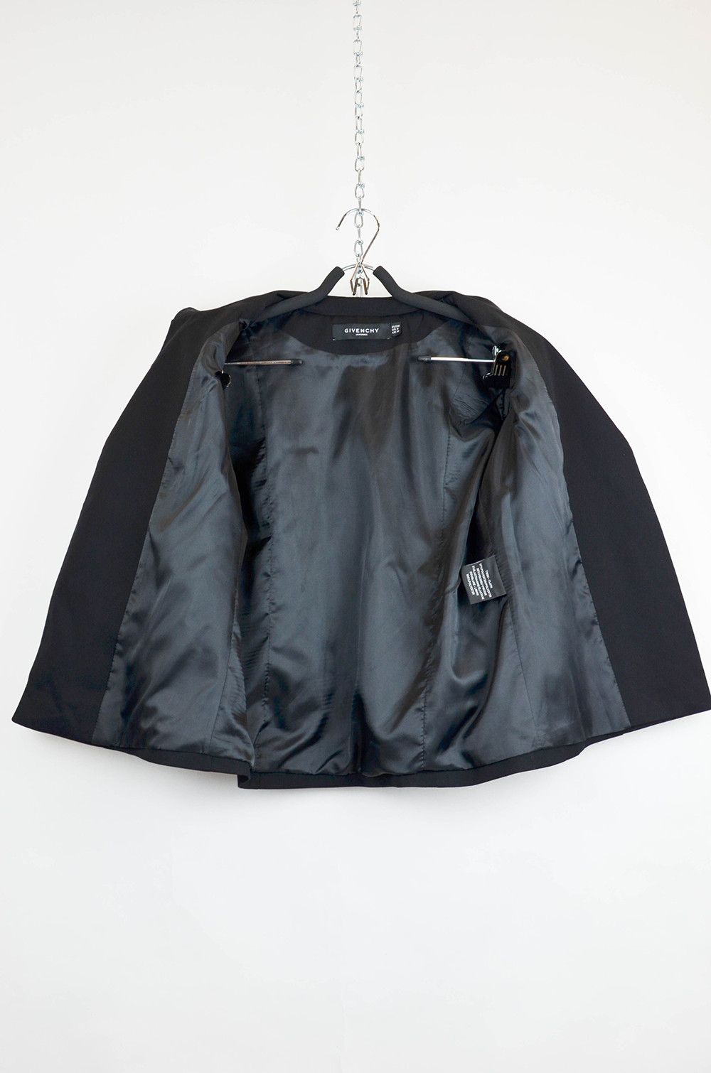 Givenchy Givenchy Classic Open-Front Cropped Sleeve Blazer - 38 Size XS / US 0-2 / IT 36-38 - 7 Thumbnail