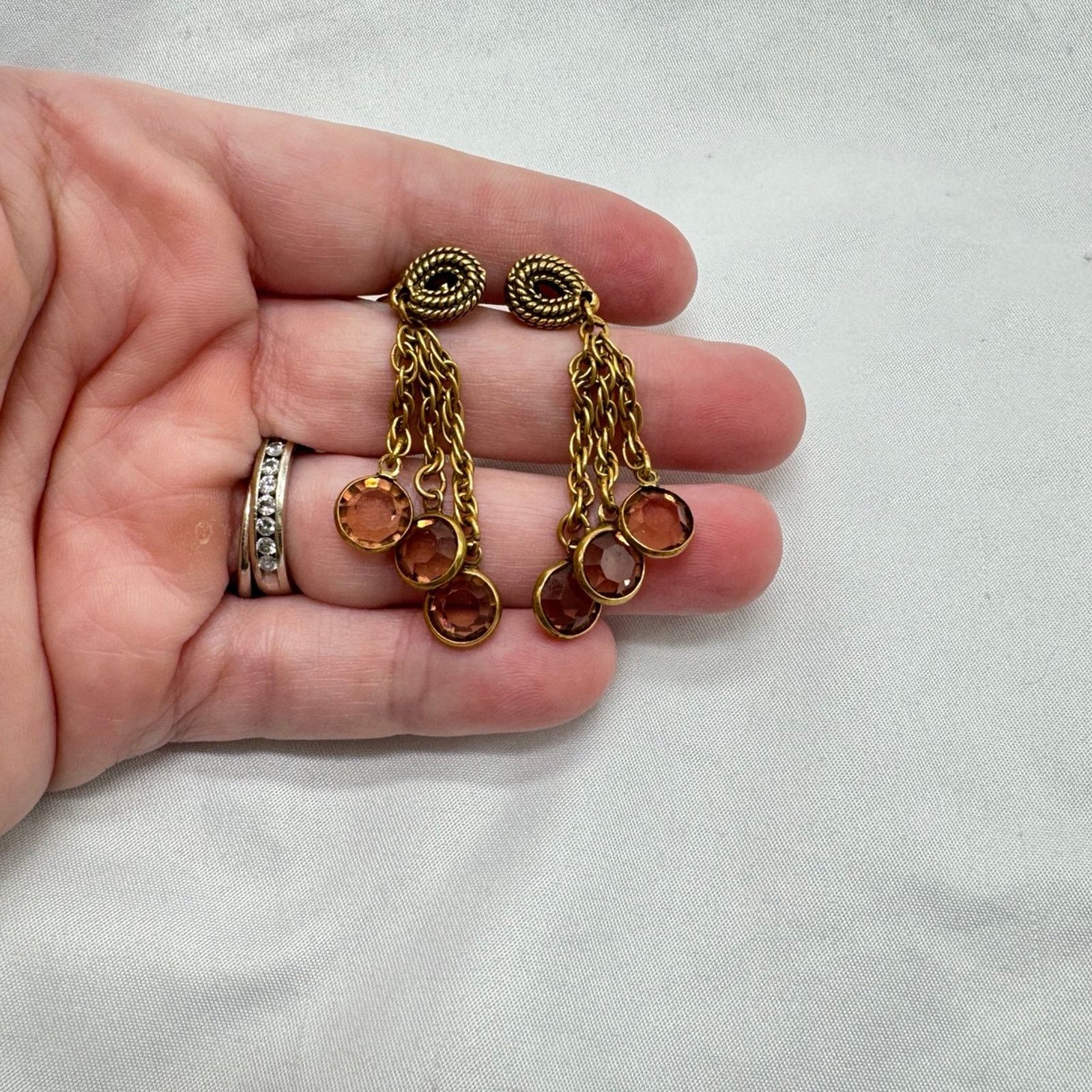 NBDN Nobrandedon VTG screw back dangle earrings Size ONE SIZE - 2 Thumbnail