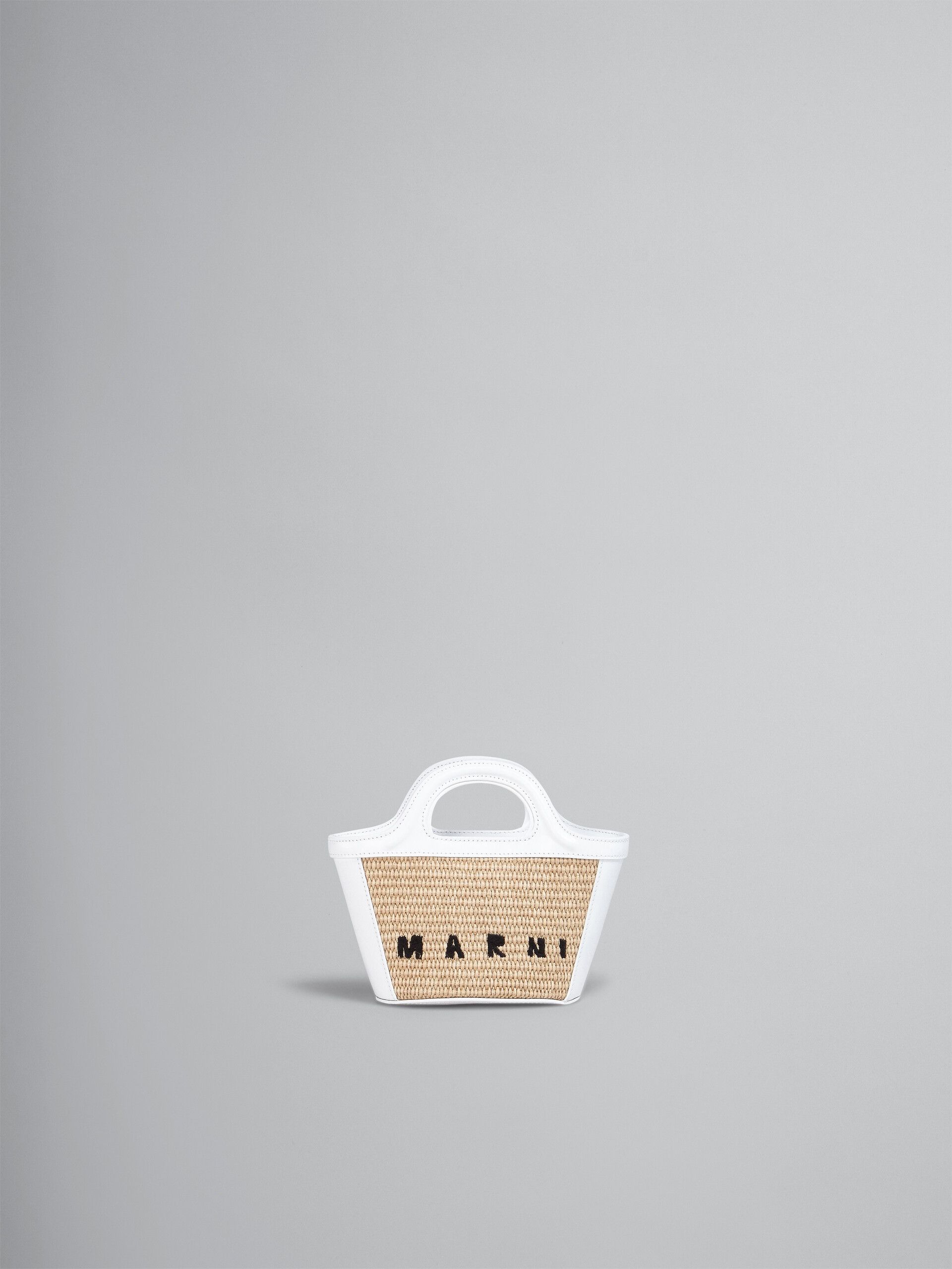 Marni o1f1d3z0825 Size: OS / Tropicalia Micro Bag in Beige/White Size ONE SIZE - 1 Thumbnail