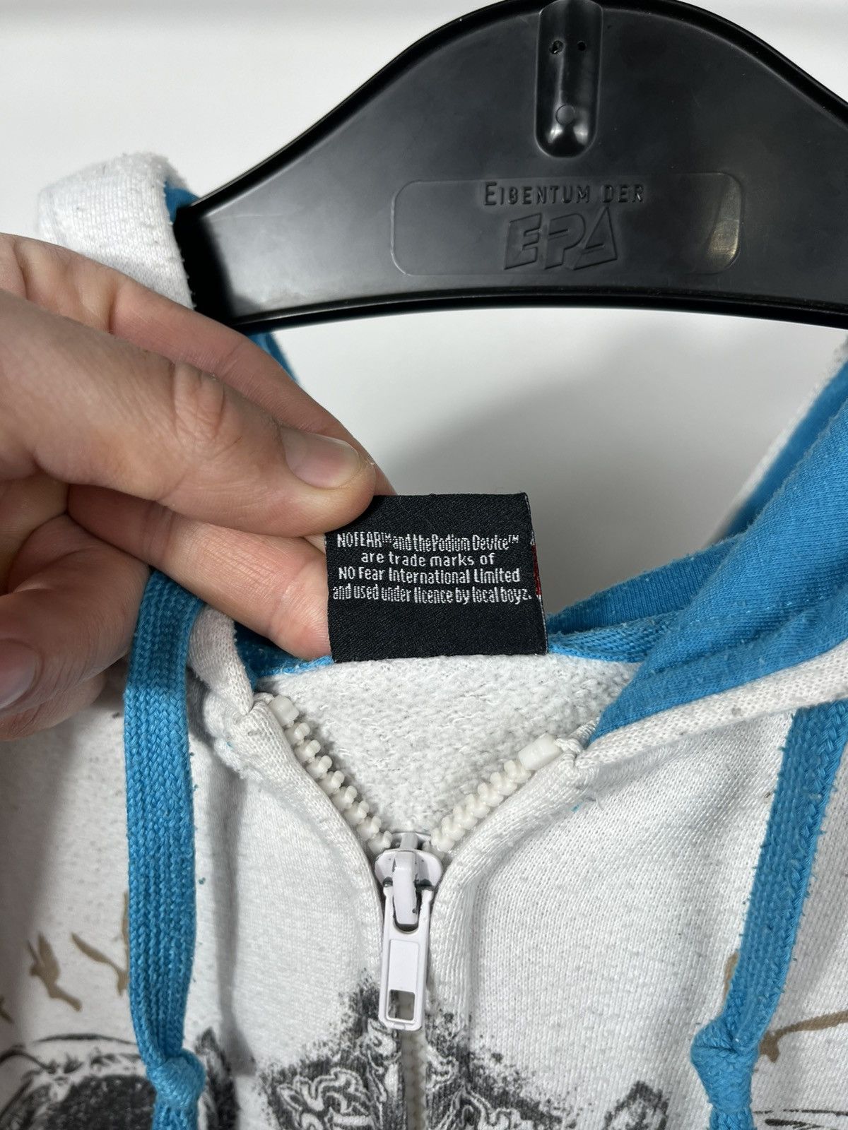 No Fear Vintage No Fear Hoodie Zip Up Graphic Skull Y2K Mens L Size US L / EU 52-54 / 3 - 7 Thumbnail
