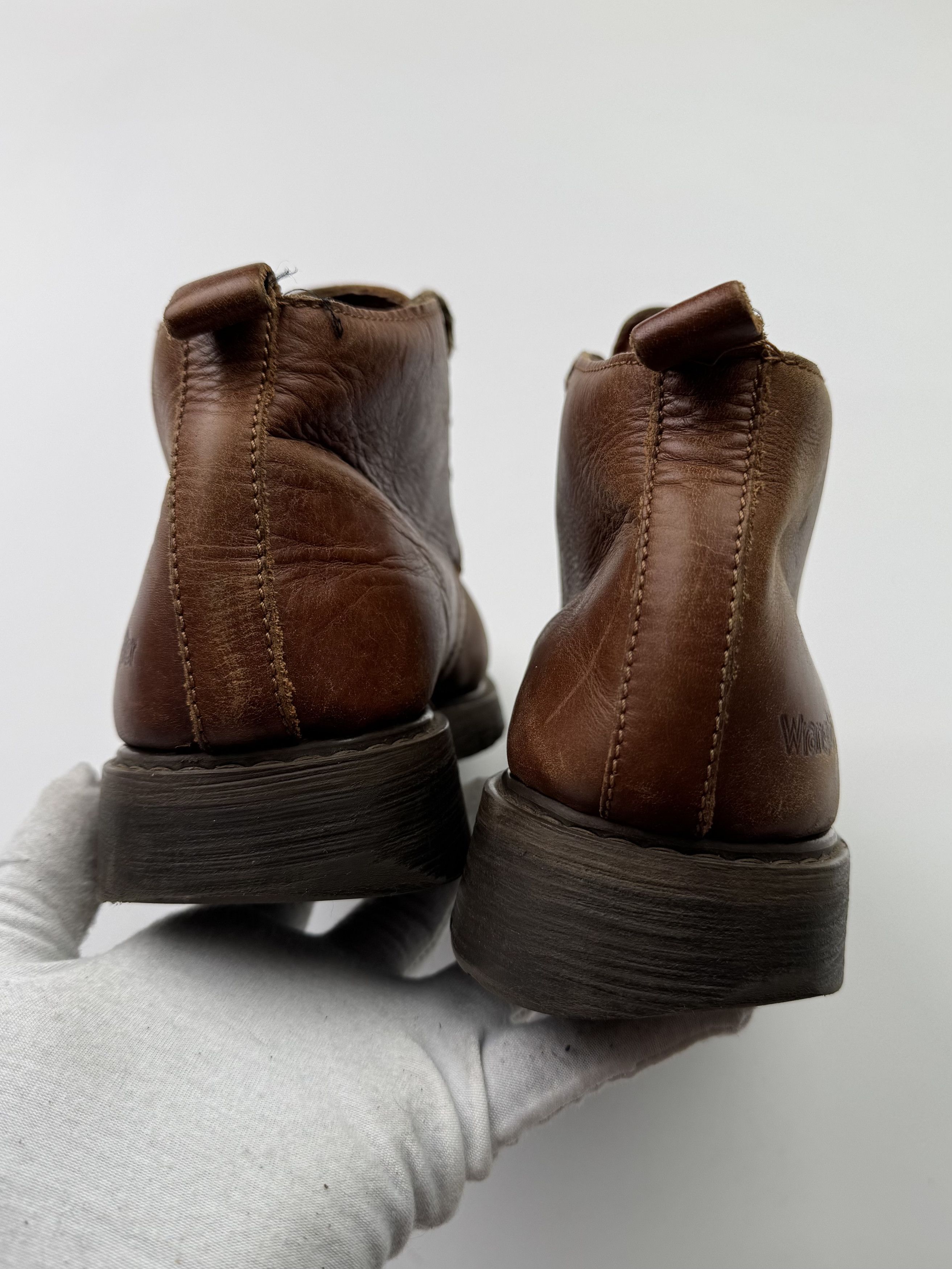 Vintage Wrangler Vintage Oversized Leather Work Boots B463(V306)E2 Size US 11 / EU 44 - 8 Thumbnail