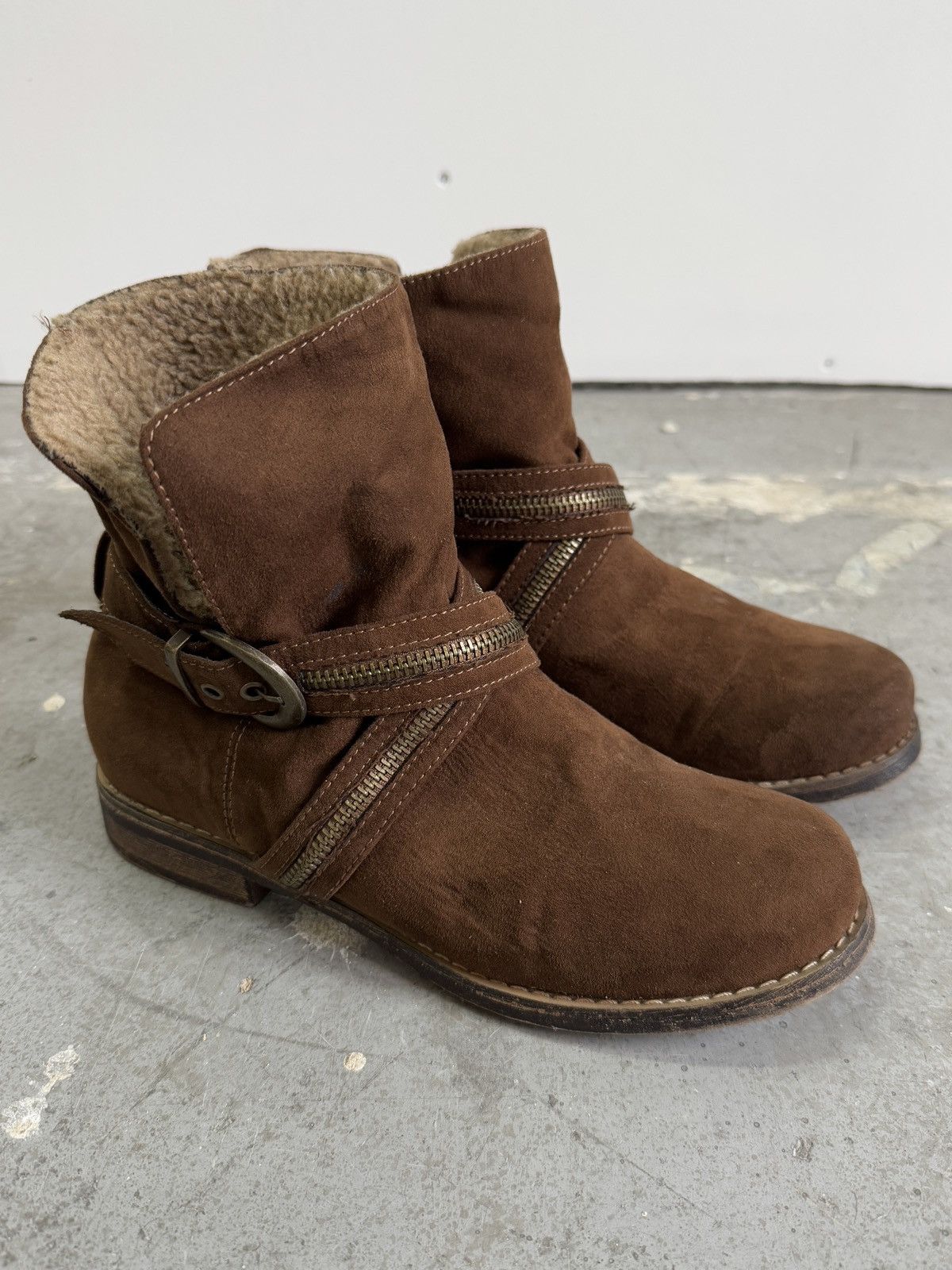 Vintage Vintage Leather Biker Boxer Boots Size US 8 / IT 38 - 1 Thumbnail